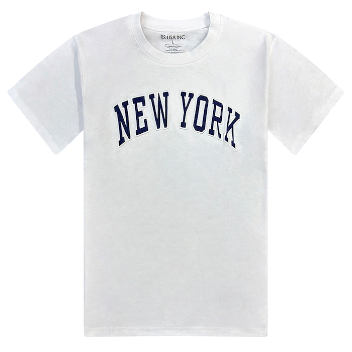 Embroidered Applique NEW YORK T Shirt (3 Colors)、mySite、vikingsvslions