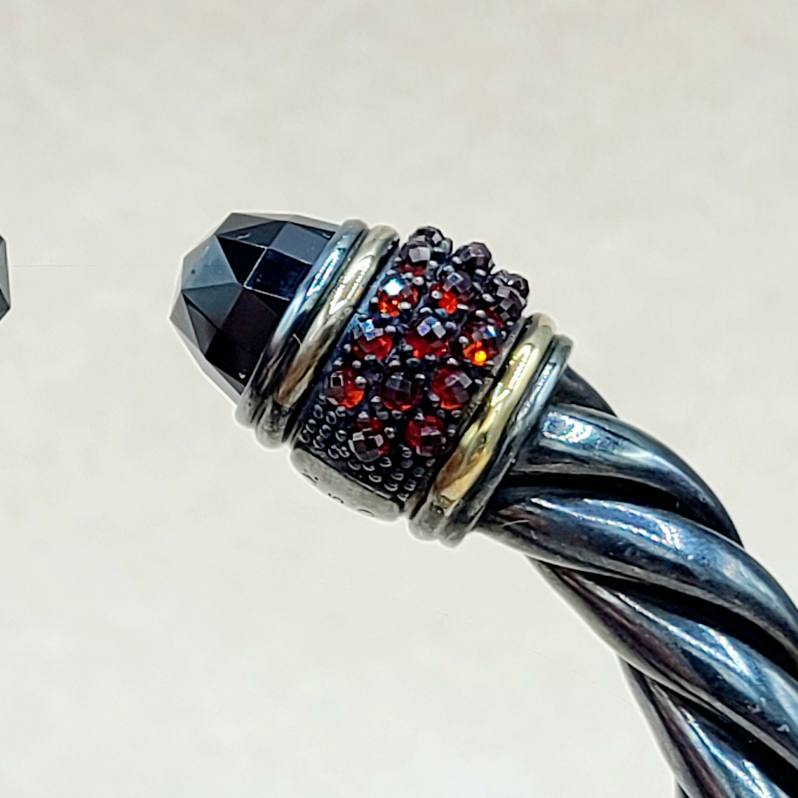 David Yurman Osetra Berries Bracelet Black Onyx & Garnet、mySite、hinf8tx79