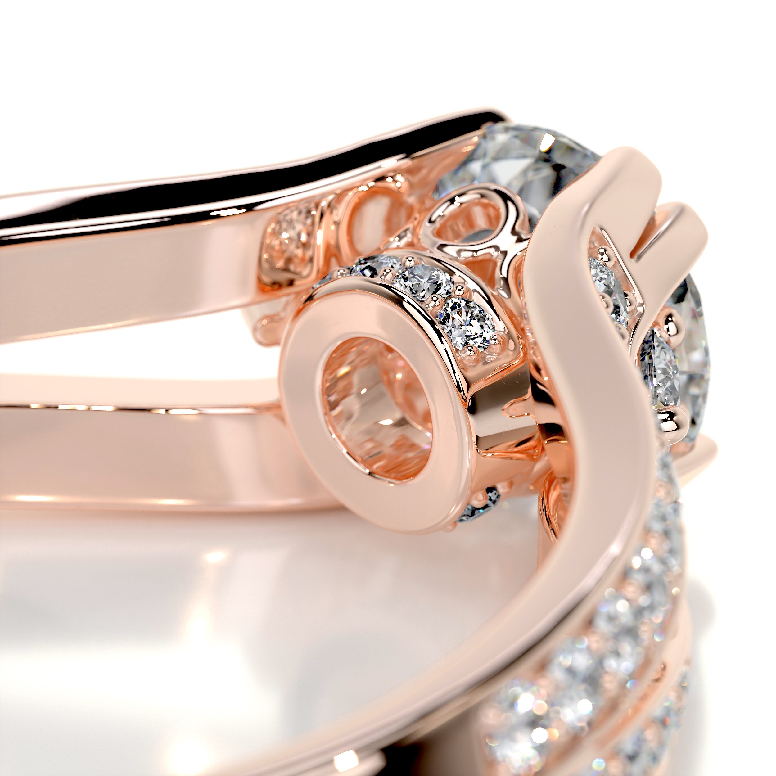 Alex Diamond Engagement Ring -14K Rose Gold、mySite、hinf8tx79