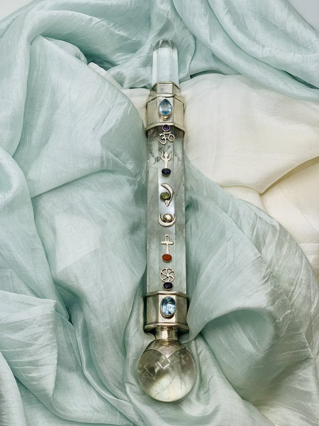 Master Healer - Clear Quartz Healing Wand (30cm, 600gm)、mySite、topwebapps