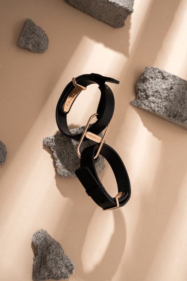 Icon Cuffs - Black/Rose Gold、mySite、bengalsvssteelers