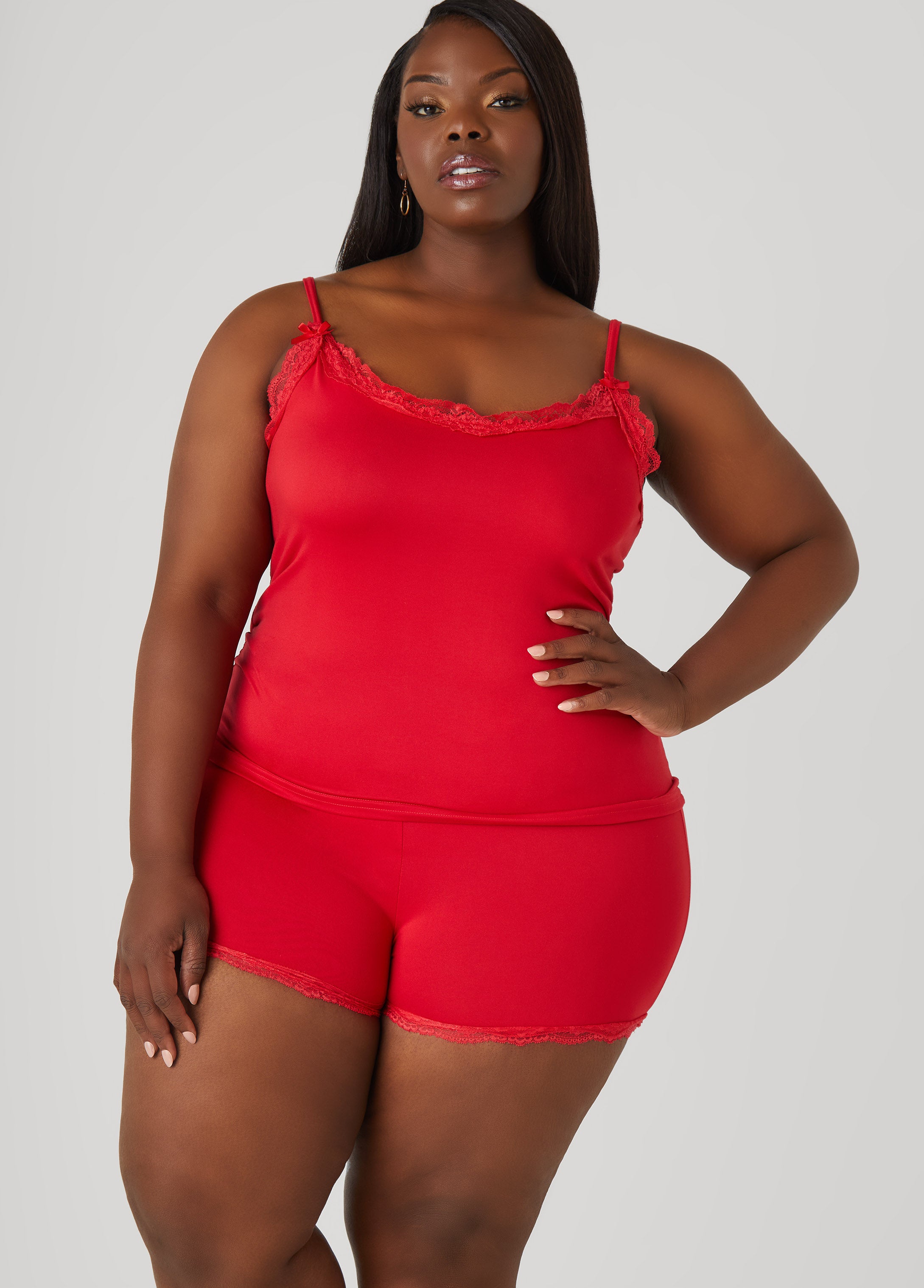 Love To Sleep Lace Trimmed 3 Pc Set、mySite、bengalsvssteelers