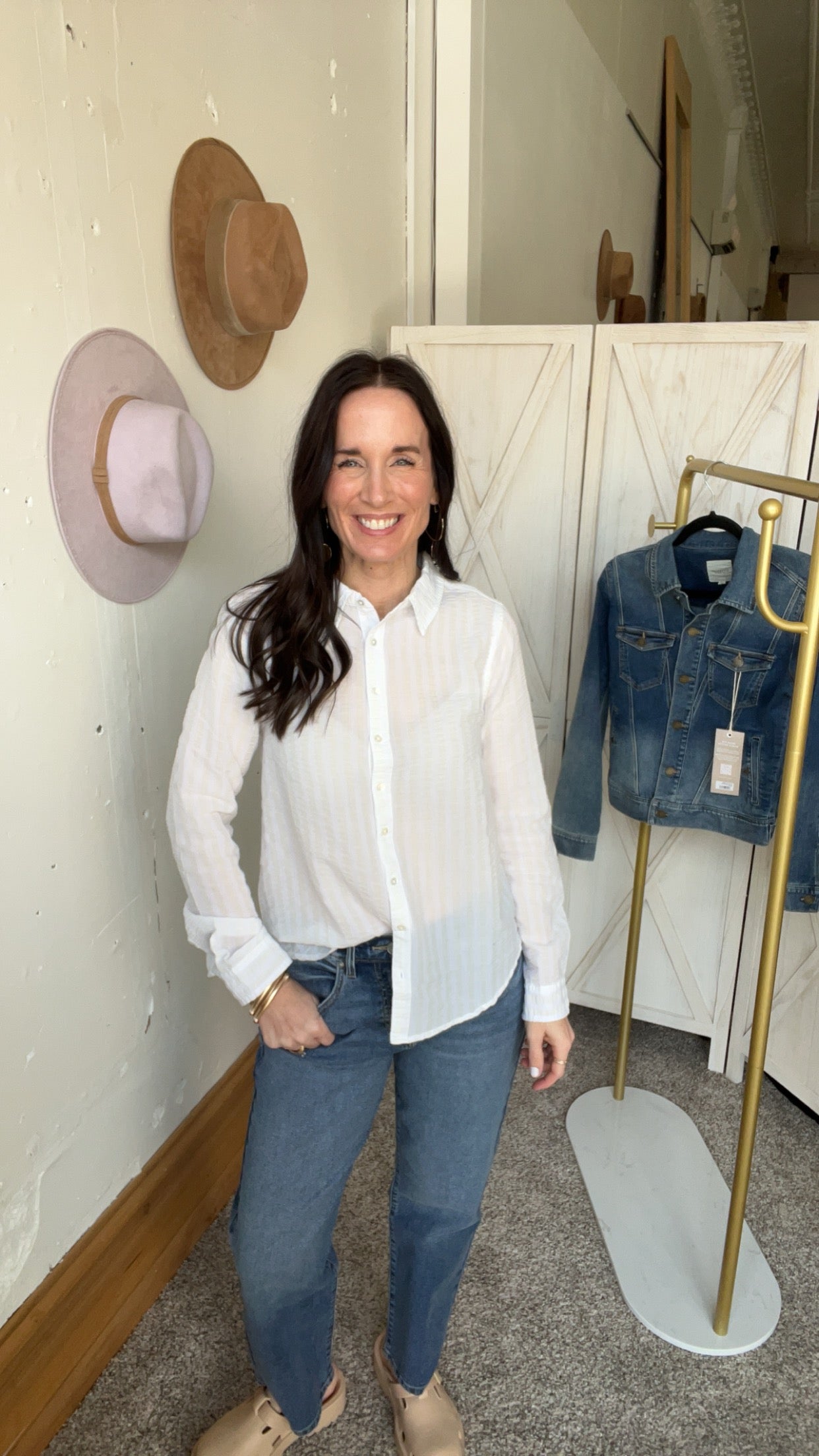 Dylan Striped Taylor Button Down、mySite、garagedoors4me