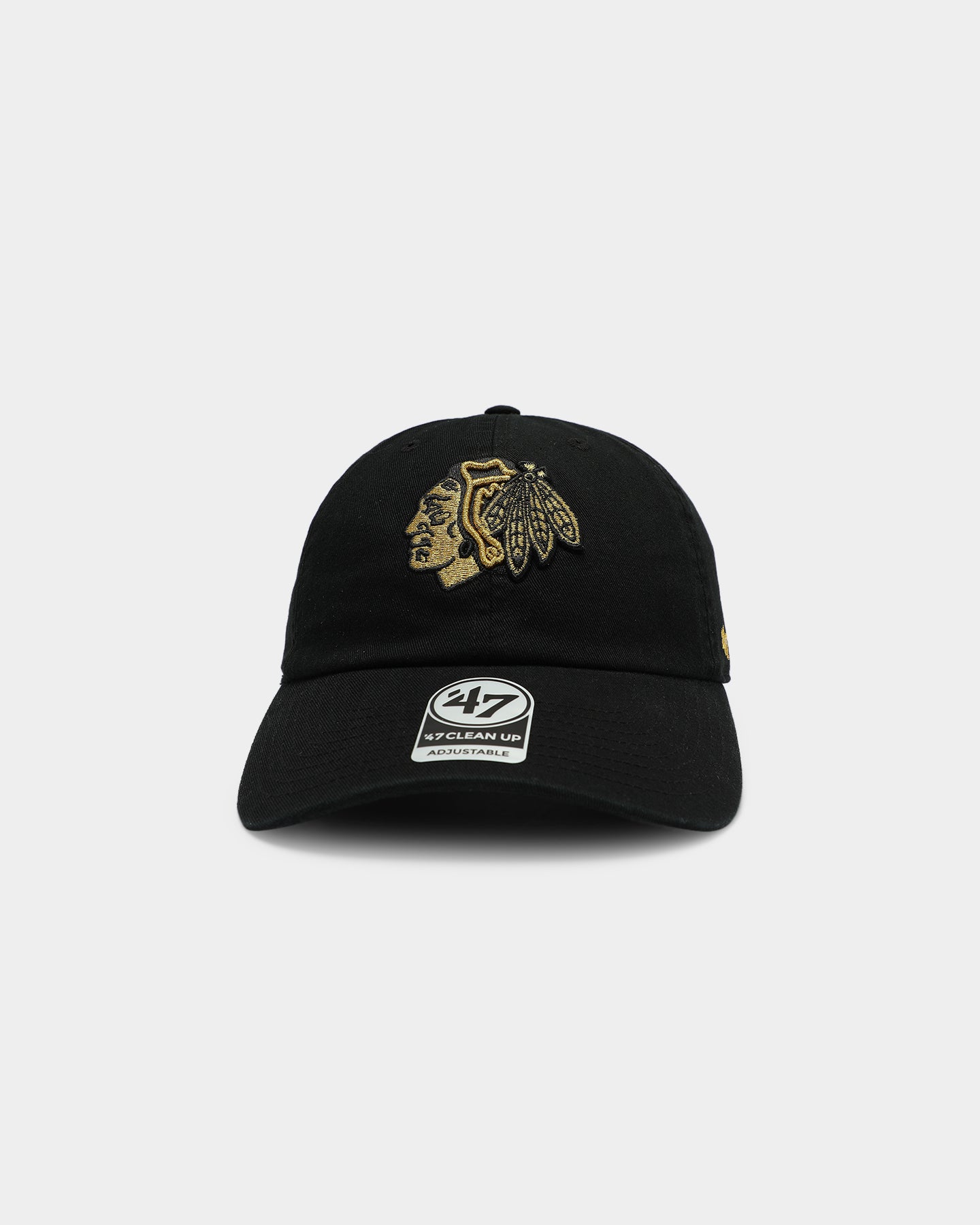 47 Brand Chicago Blackhawks Clean Up Stapback Black/Gold、mySite、zt4zffjzw