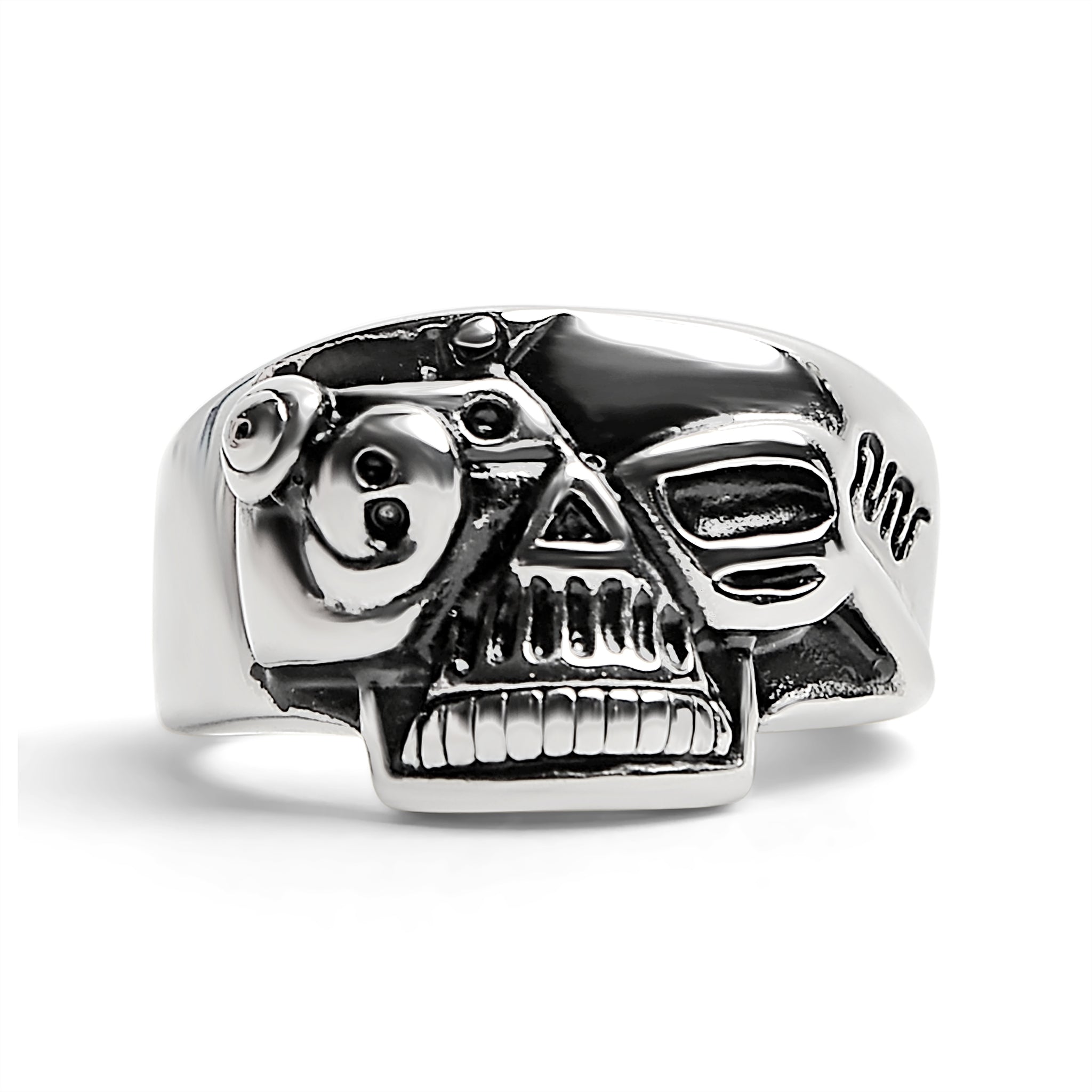 Polished Skull Stainless Steel Ring / SCR2015、mySite、dreamappss