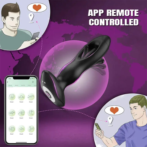 Remote-Controlled Flapping Anal Plug