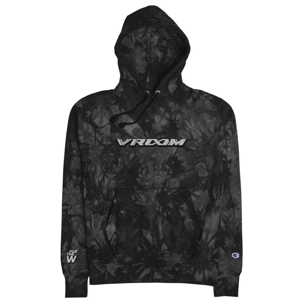 VROOM x For The Dub Embroidered Unisex Champion Tie-Dye hoodie、mySite、merchandisen