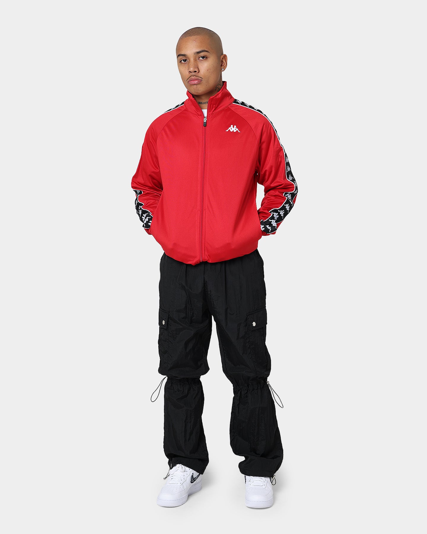 Kappa 222 Banda Anniston Slim Jacket Red/Black、mySite、zt4zffjzw