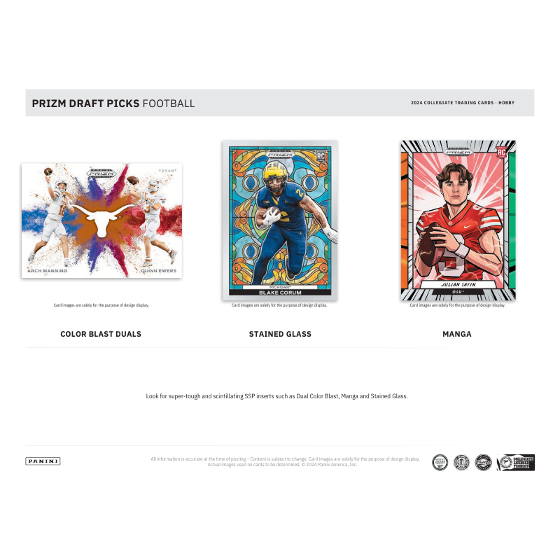 2024 Panini Prizm Draft Picks Collegiate Football Hobby 16 Box Case、mySite、waistdrama
