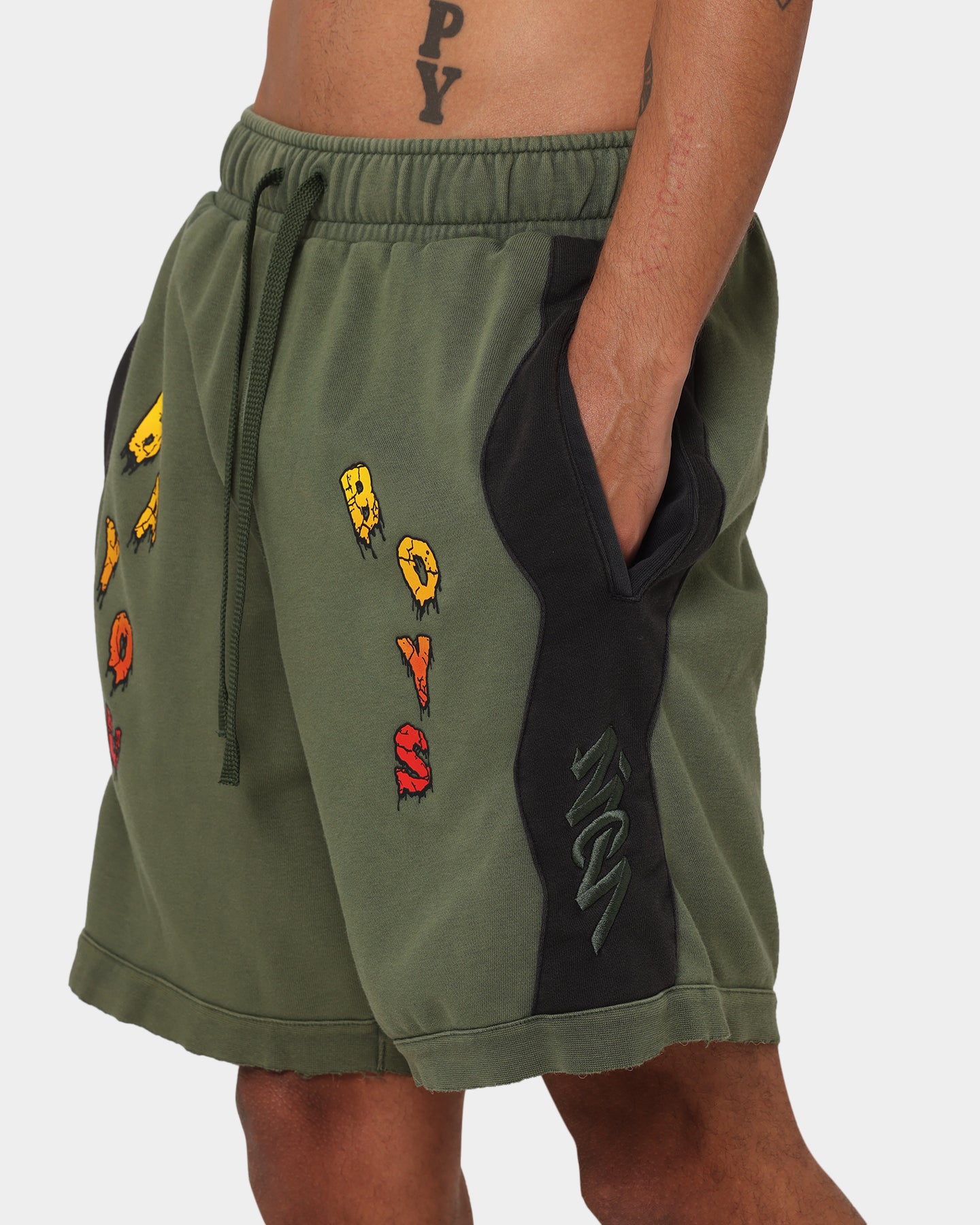 Jordan Zion Dri-FIT Fleece Shorts Carbon Green/Black、mySite、zt4zffjzw