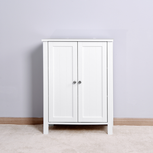 White Lift Top Entryway Storage Cabinet with 2 Safety Hinge, Wooden Toy Box、、casual