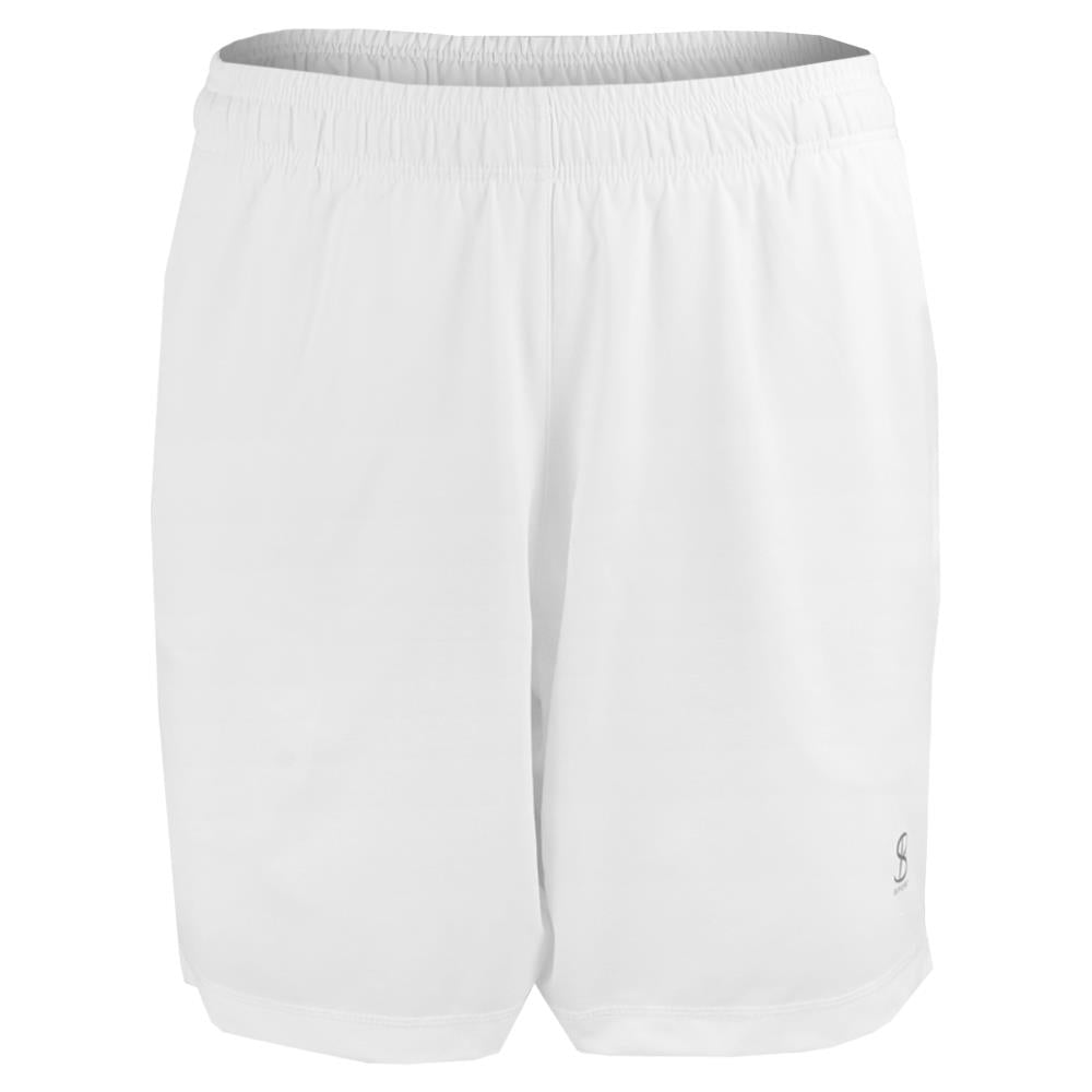 SB Sport Men's Vented 9 Short - White