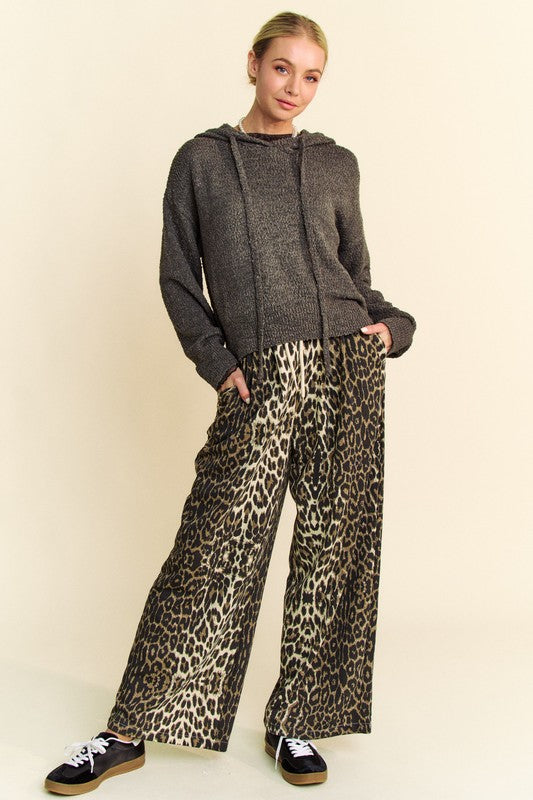  Davi & Dani Drop Shoulder Long Sleeve Hooded Sweater、mySite、justintrudeaud