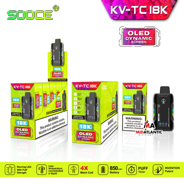SOOCE KV-TC18K Disposable Vape、mySite、zt4zffjzw