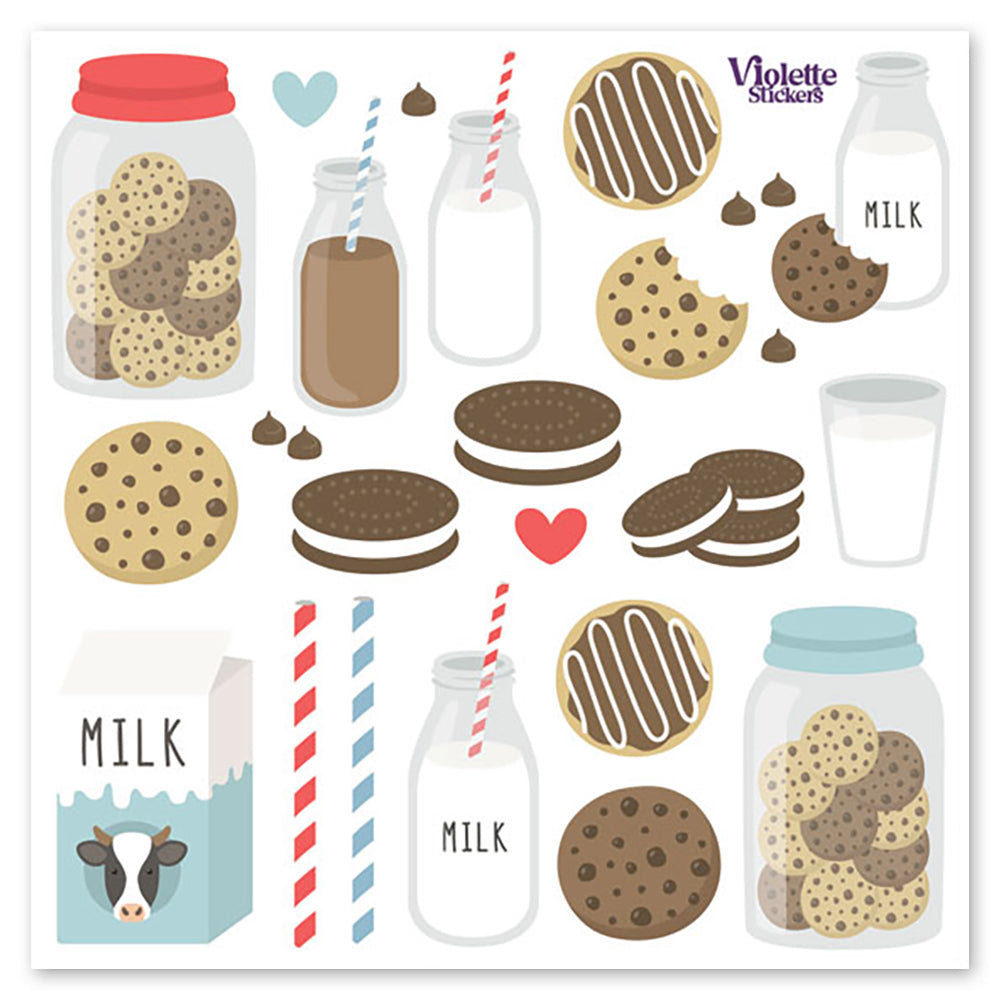  Milk & Cookies Stickers、mySite、ghnorth