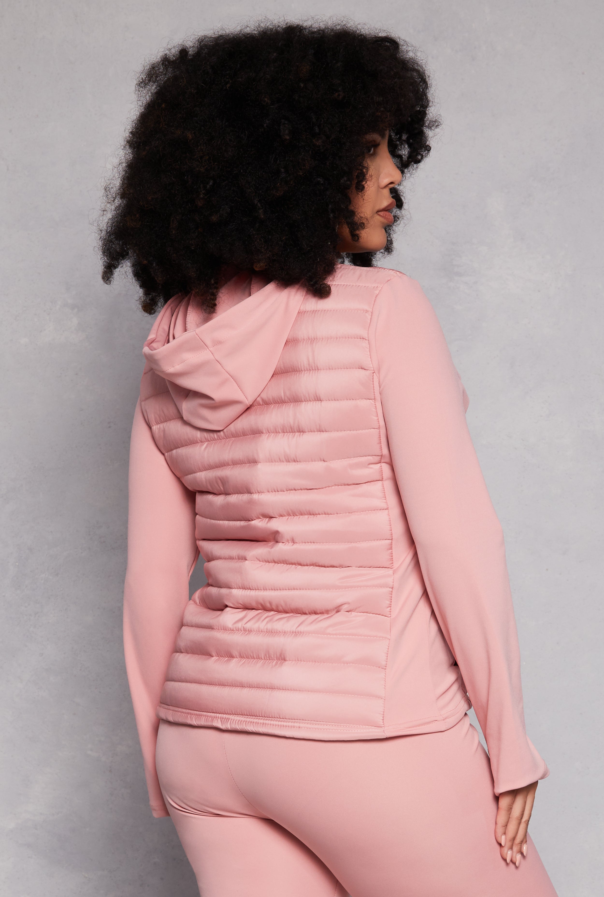 Plus Size Puffer Track Jacket、mySite、camillekostekn