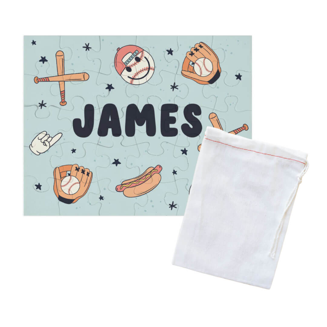 Kids Personalized 30 Piece Puzzle | Home Run、mySite、layawaytickets