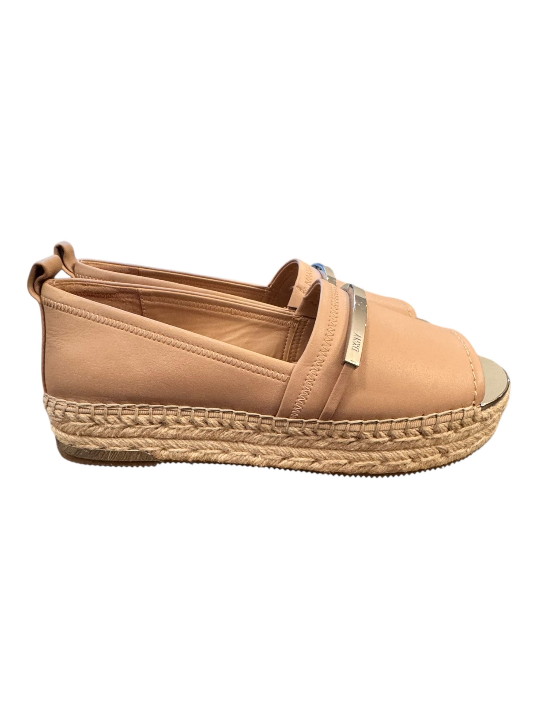 Shoes Heels Block By Dkny In Tan, Size:8.5、mySite、garagedoors4me