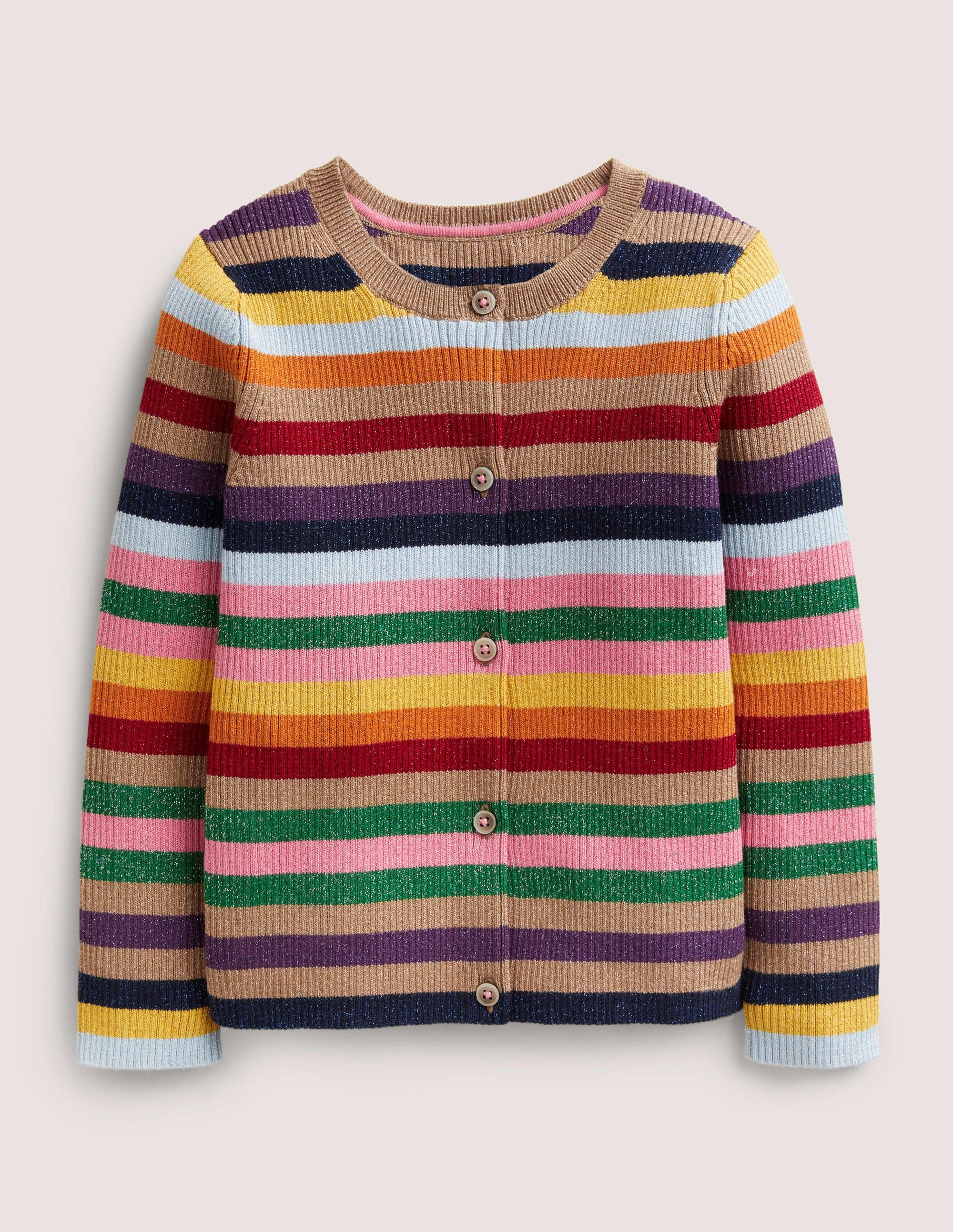  Sparkle Stripe Cardigan-Multi Stripe Sparkle、mySite、ashleygrahame