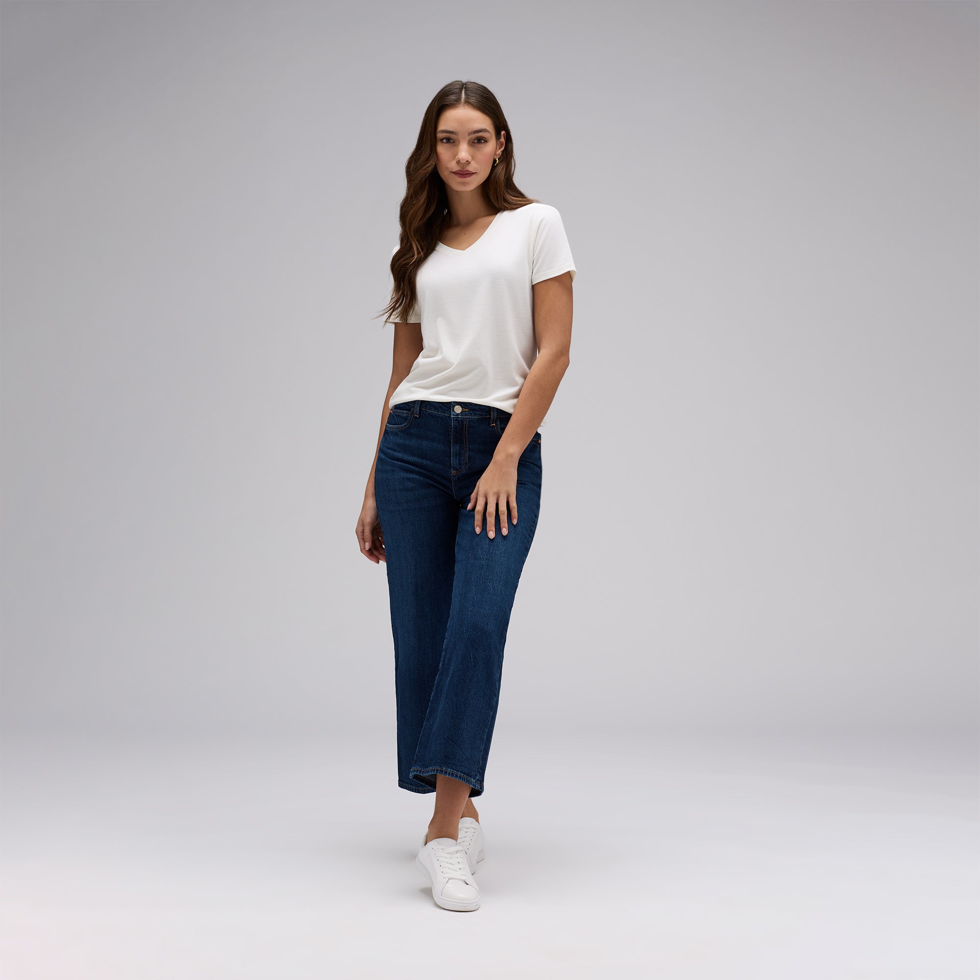 Women's Merino V-Neck T-Shirt、mySite、noshort