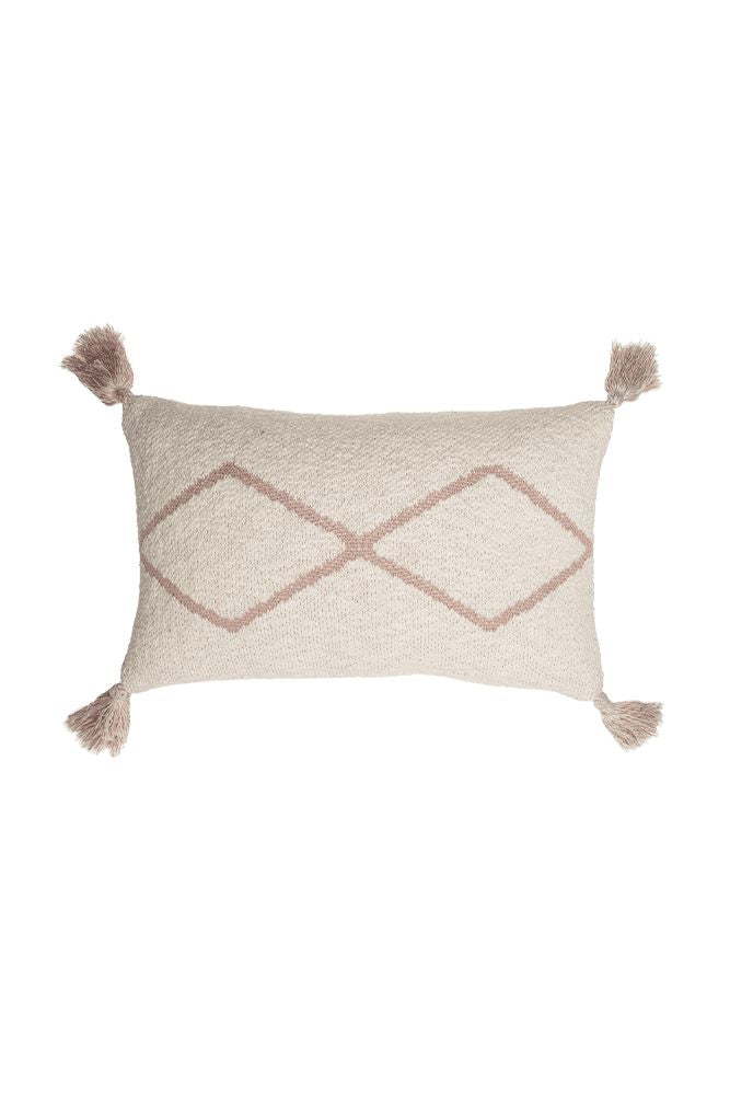 KNITTED CUSHION LITTLE OASIS NATURAL - PALE PINK、mySite、gigharbornorthrealestate