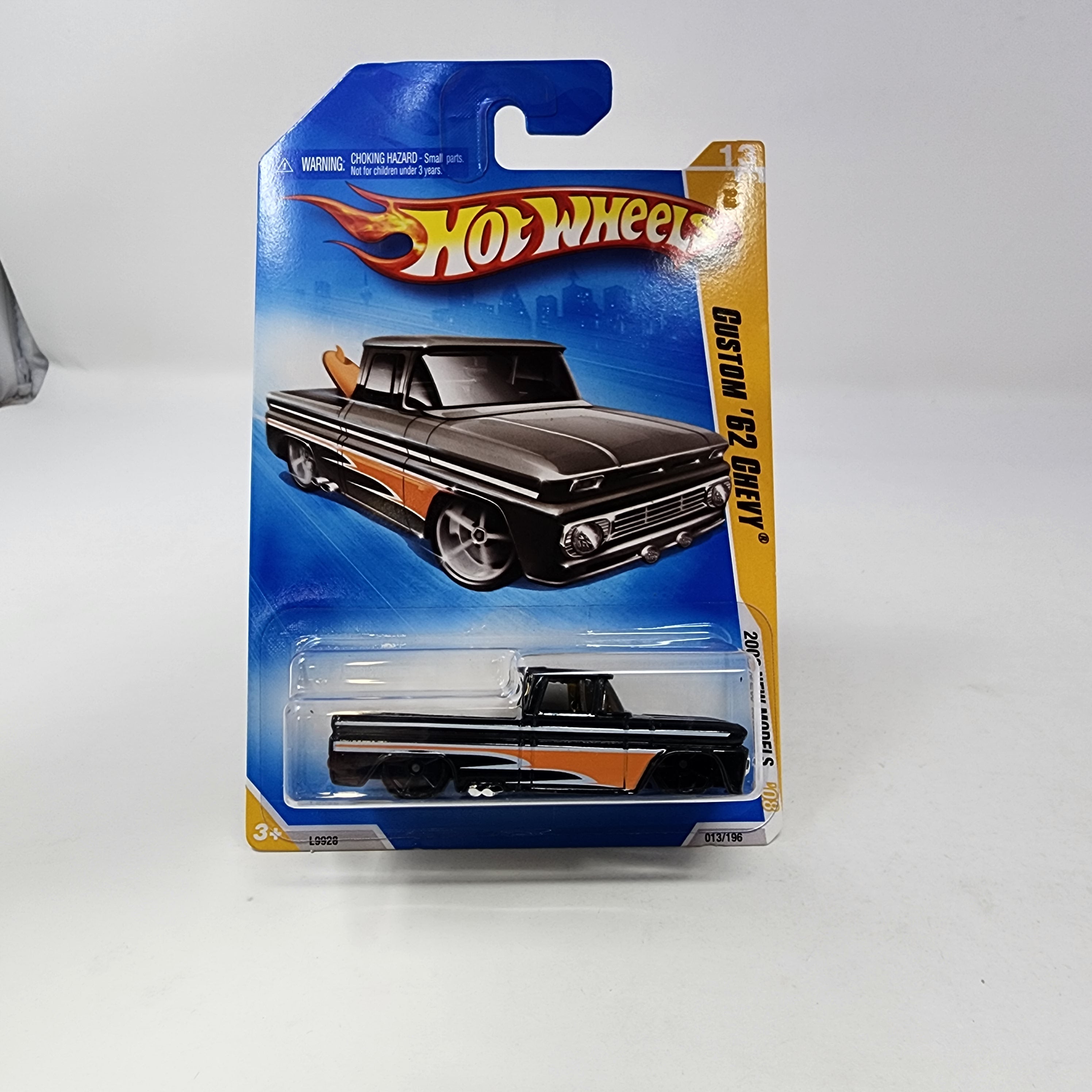 Custom '62 Chevy #13 * BLACK * Hot Wheels 2008、mySite、hgirdovlk