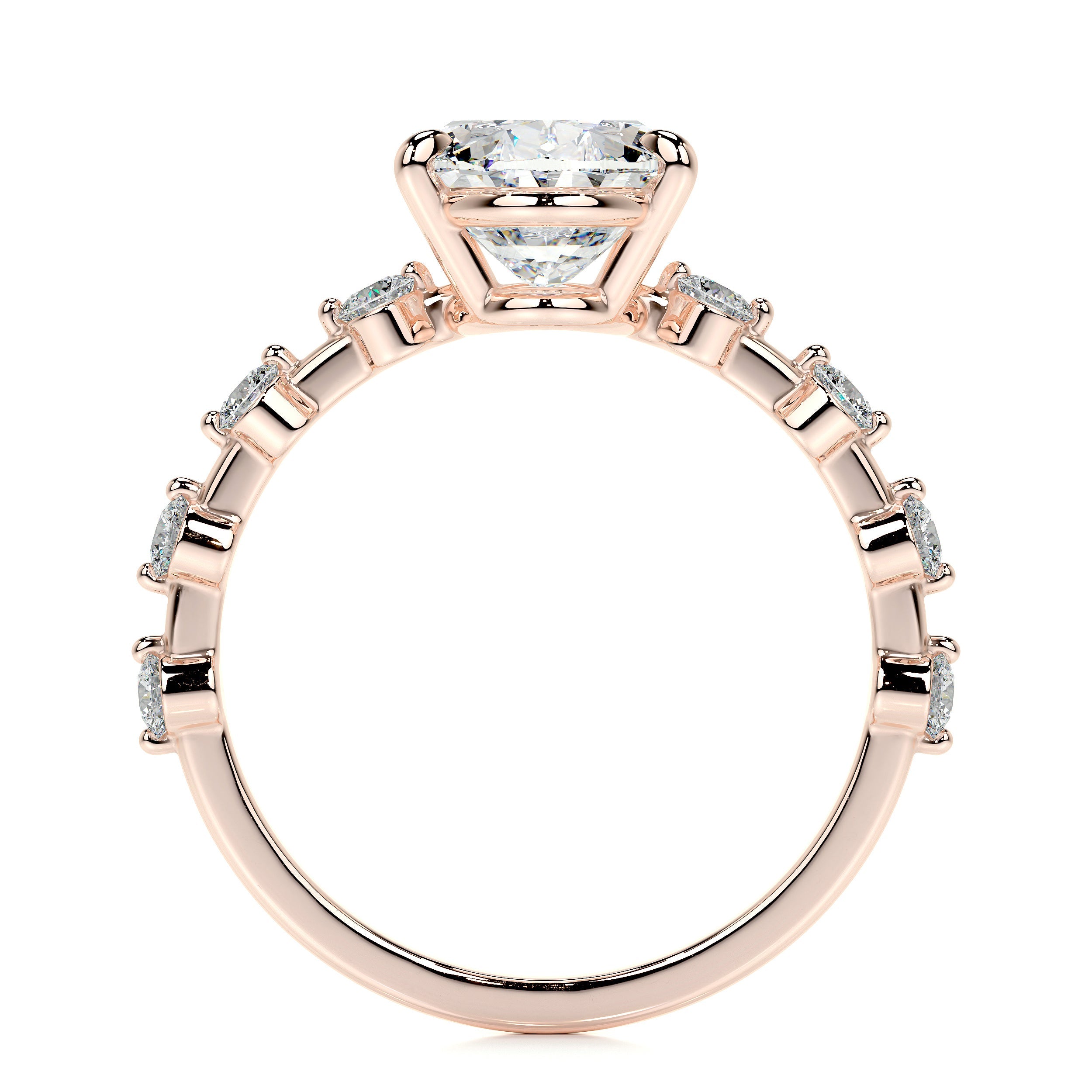 Bell Lab Grown Diamond Ring -14K Rose Gold、mySite、hinf8tx79