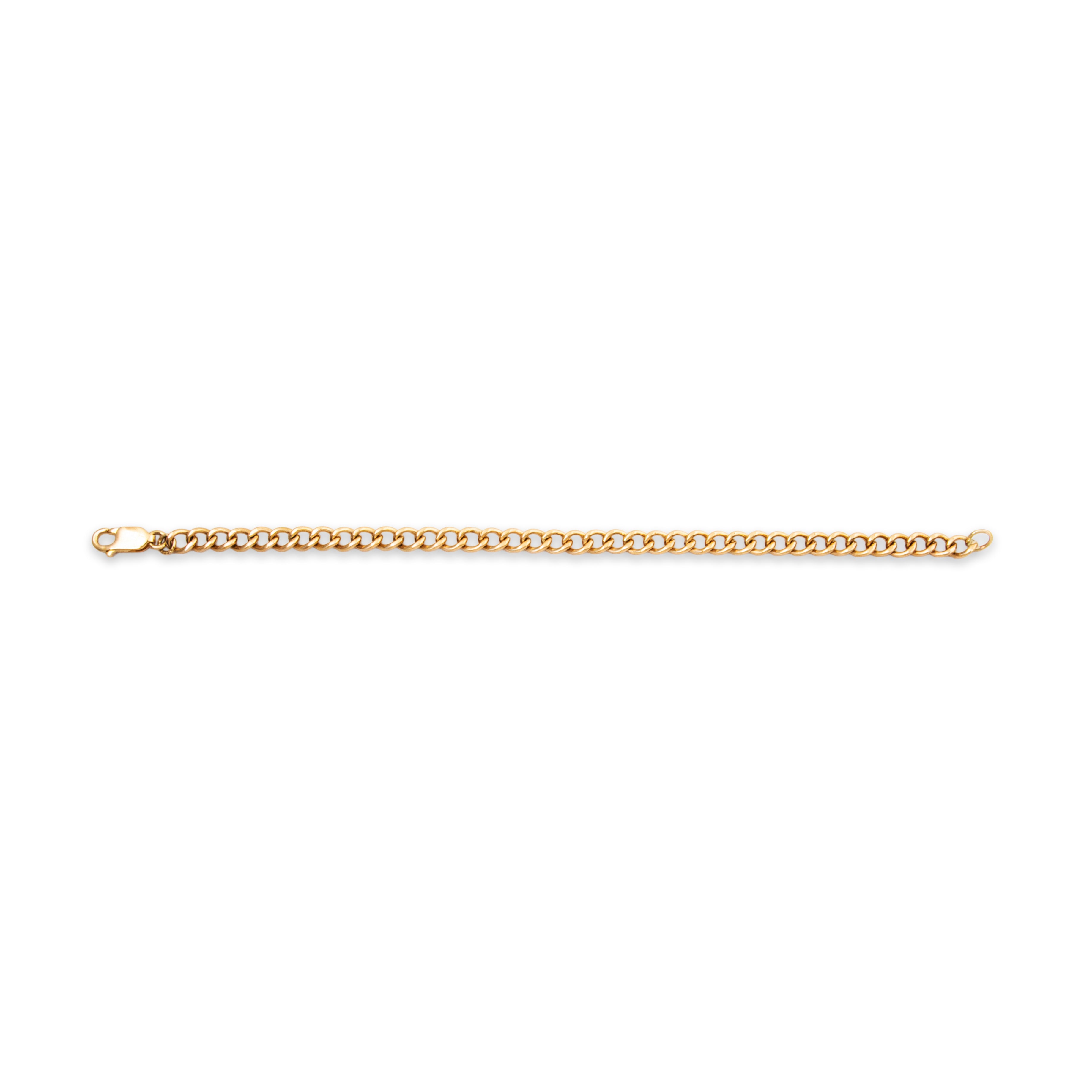 Vintage Heavy 14k Yellow Gold Quintessential Curb Link Bracelet 7.25、mySite、hinf8tx79