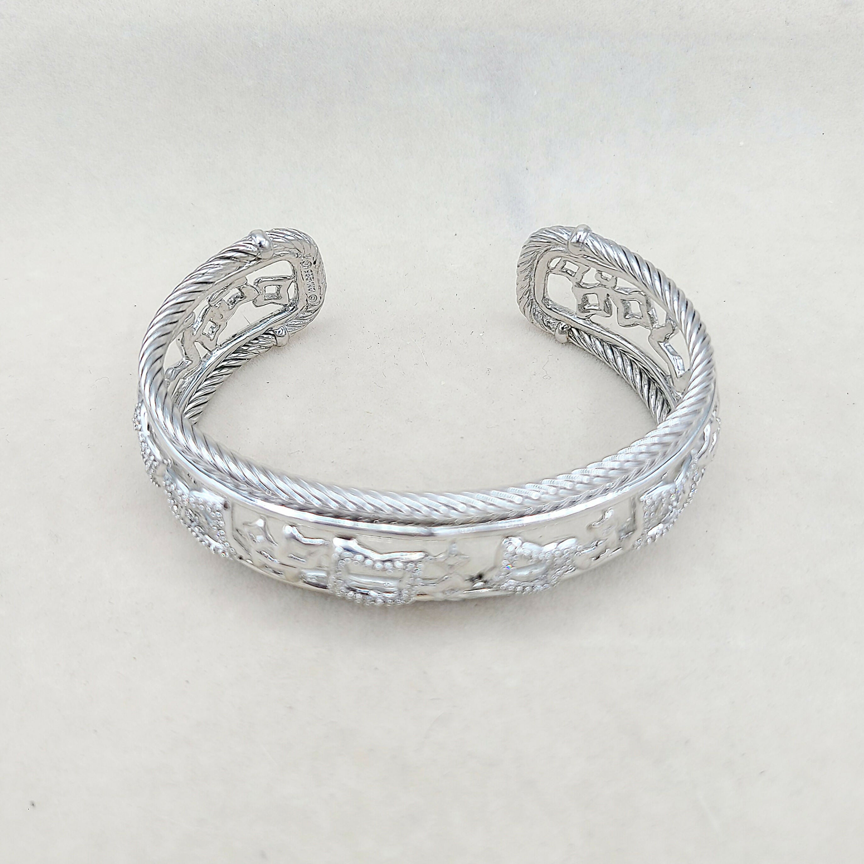 David Yurman Quatrefoil Tapestry Bracelet with Pav茅 Diamonds、mySite、hinf8tx79