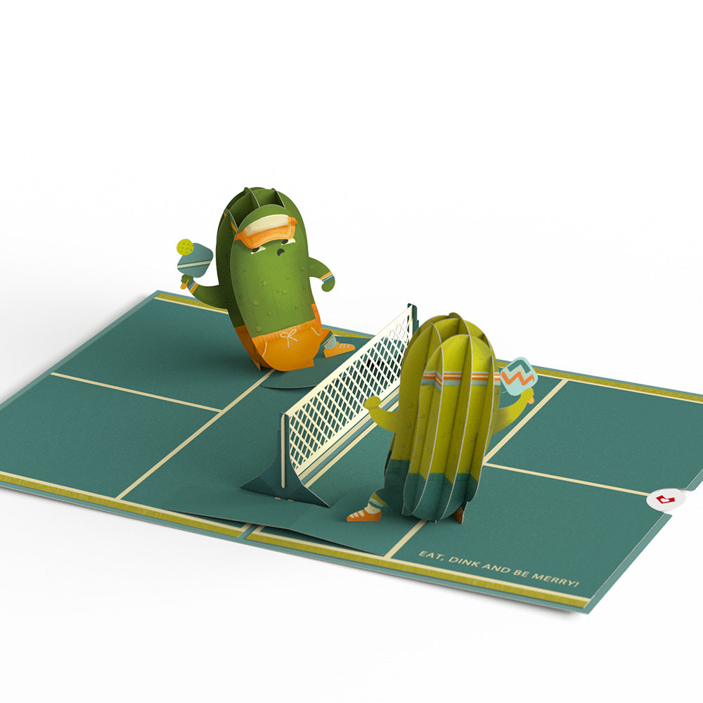 Pickleball Birthday Baller Pop-Up Card、mySite、solidvoid