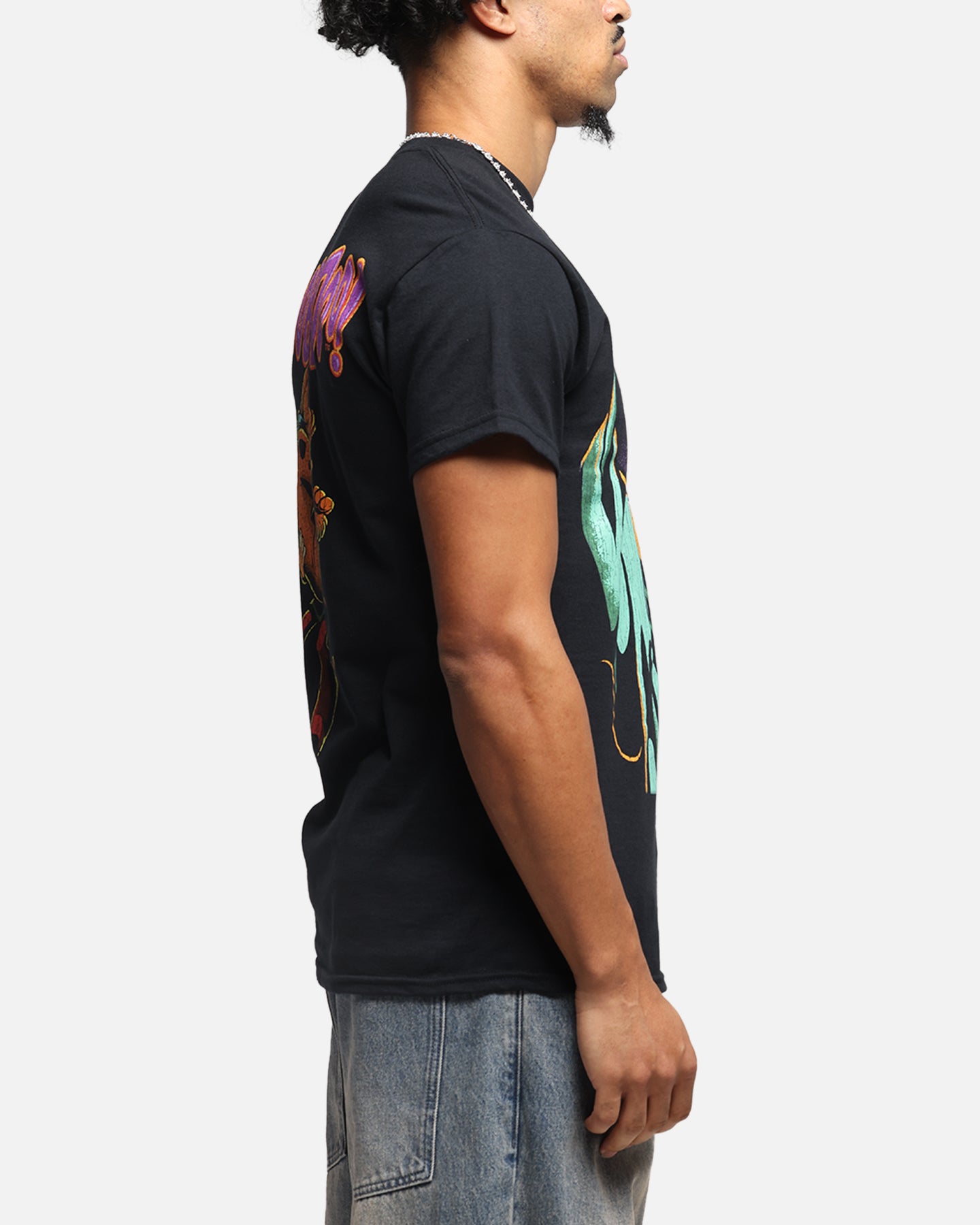 Goat Crew X Scooby-Doo Green Ghost Vintage T-Shirt Black、mySite、zt4zffjzw