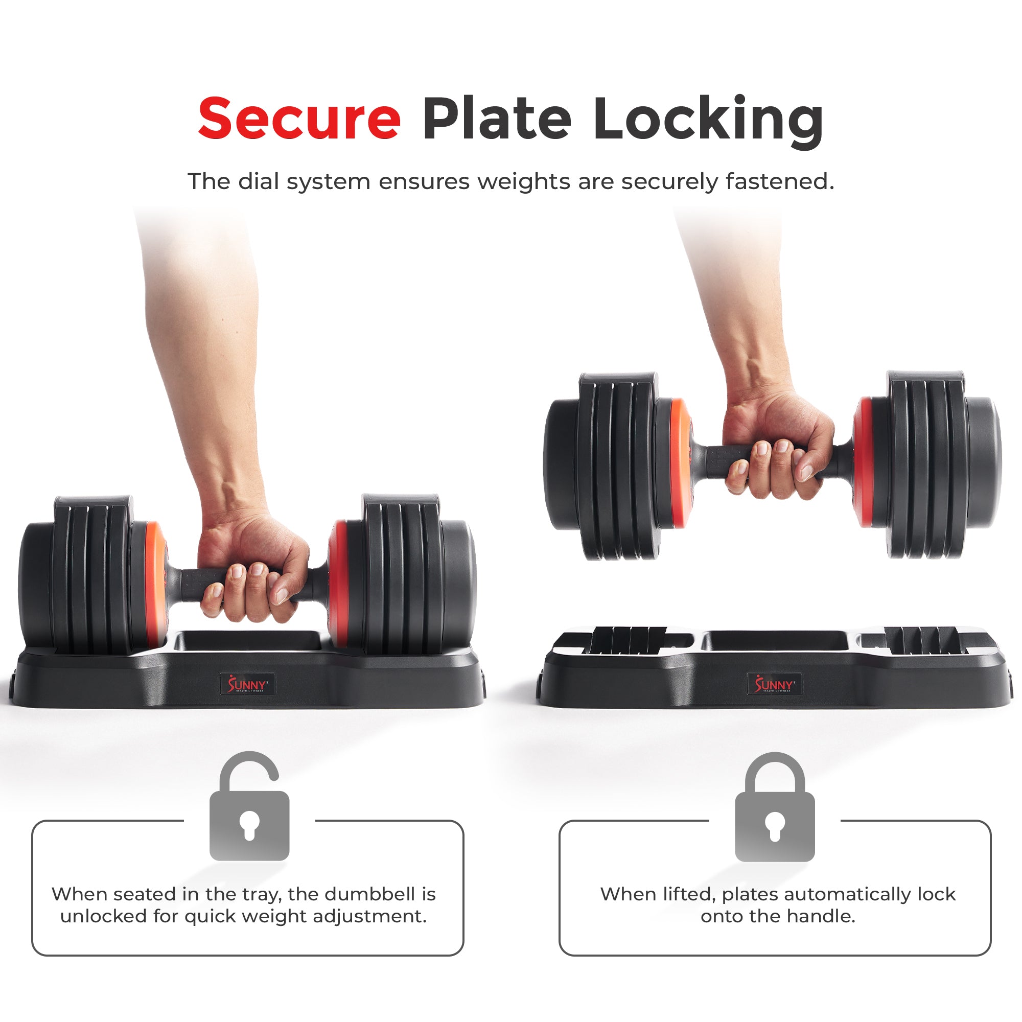  Sunny Strength™ Premium Adjustable Dumbbell 55 LBS (Single)、mySite、ghnorth