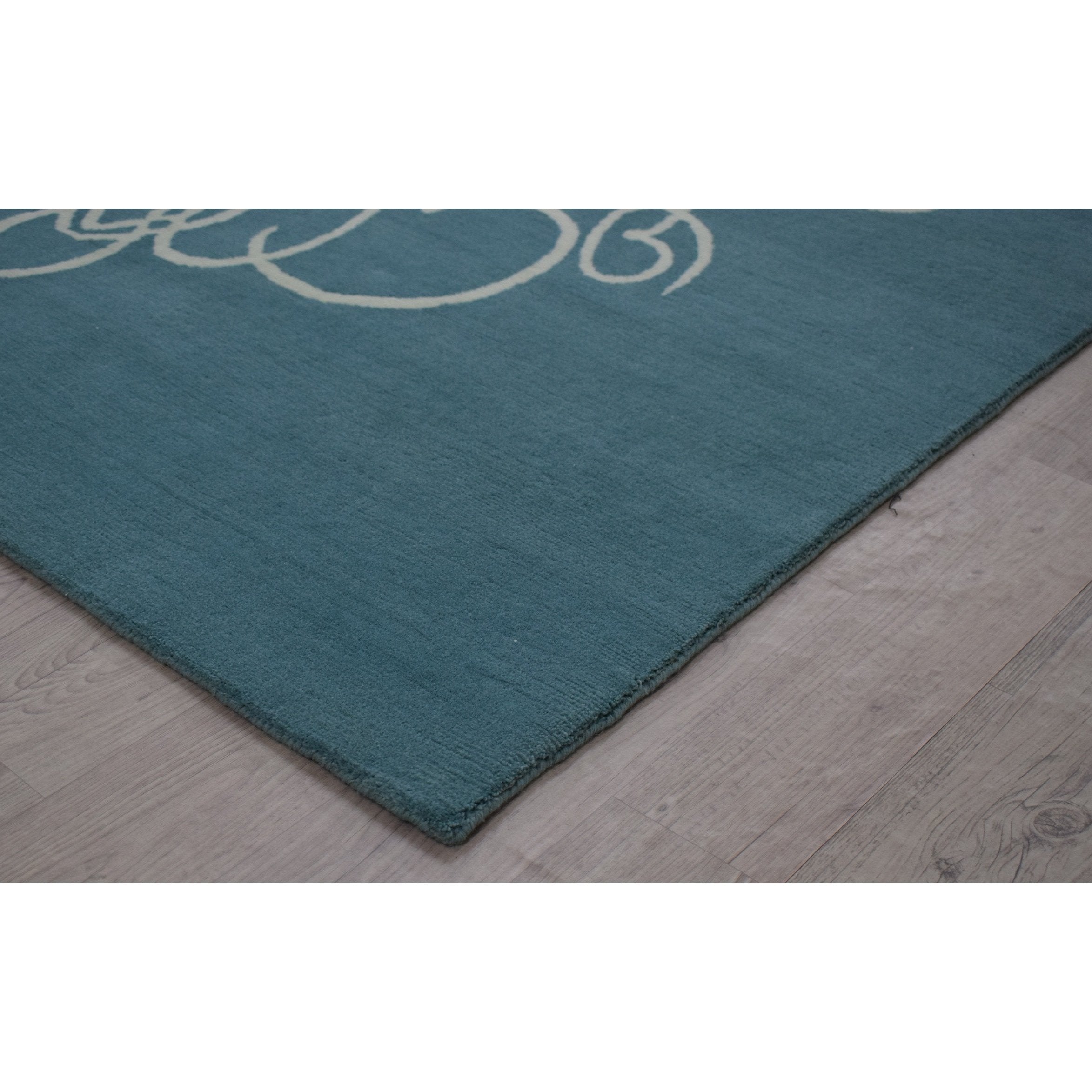 Take a Chance on Me Aqua Wool Handknotted Rug、mySite、gigharbornorthrealestate