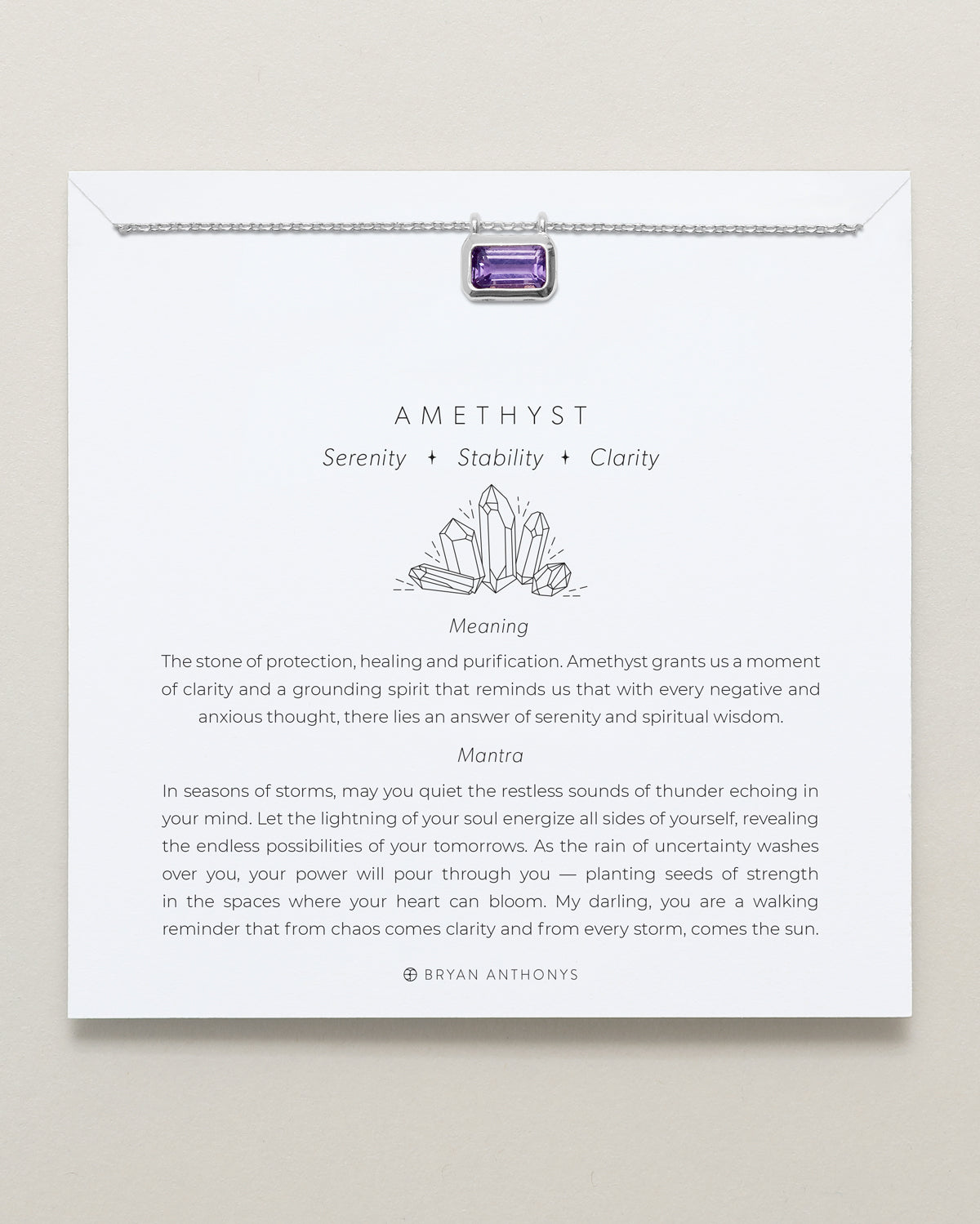 Healing Stone Necklace Amethyst、mySite、hinf8tx79