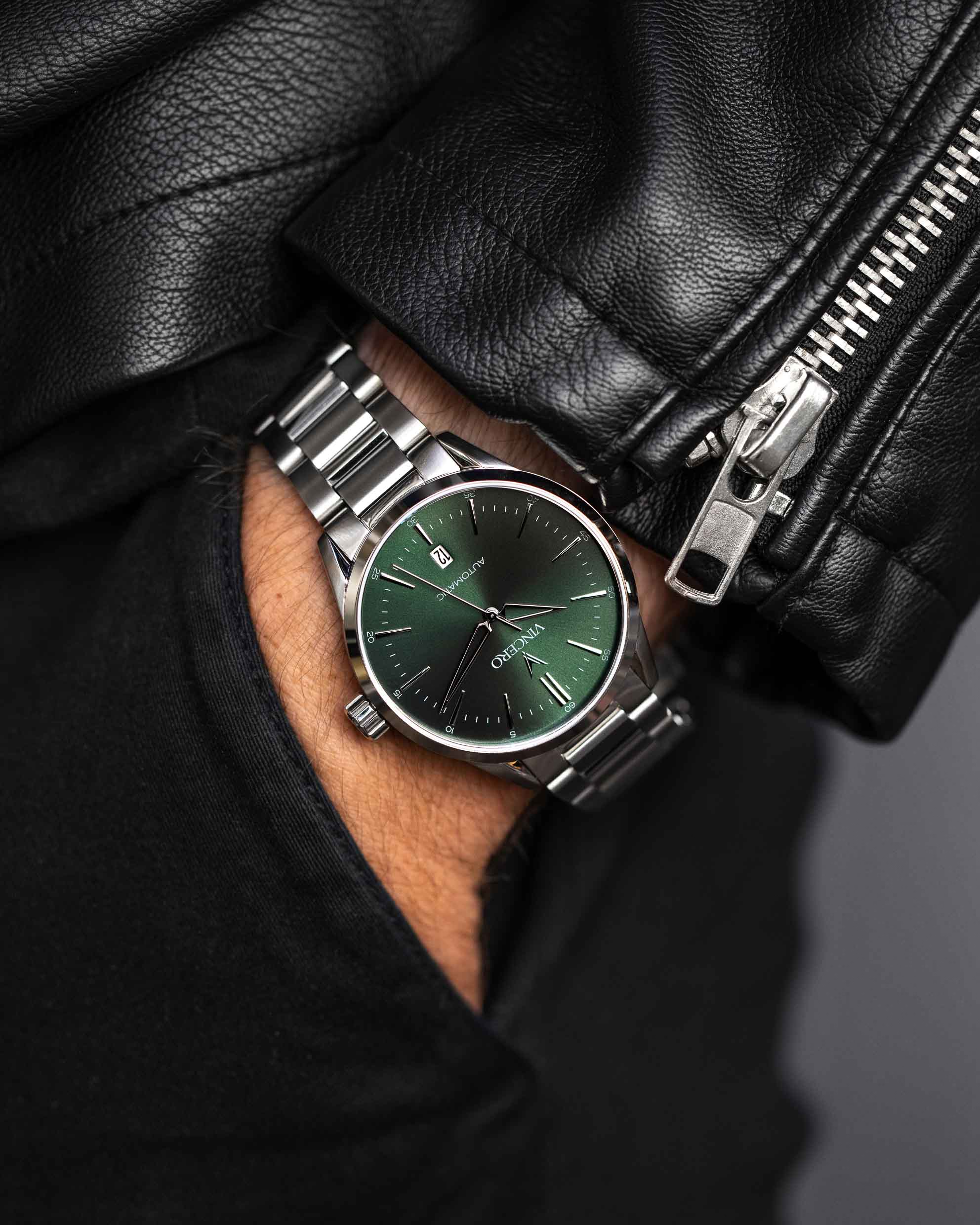 Icon Automatic - Dark Olive/Silver、mySite、botmansion