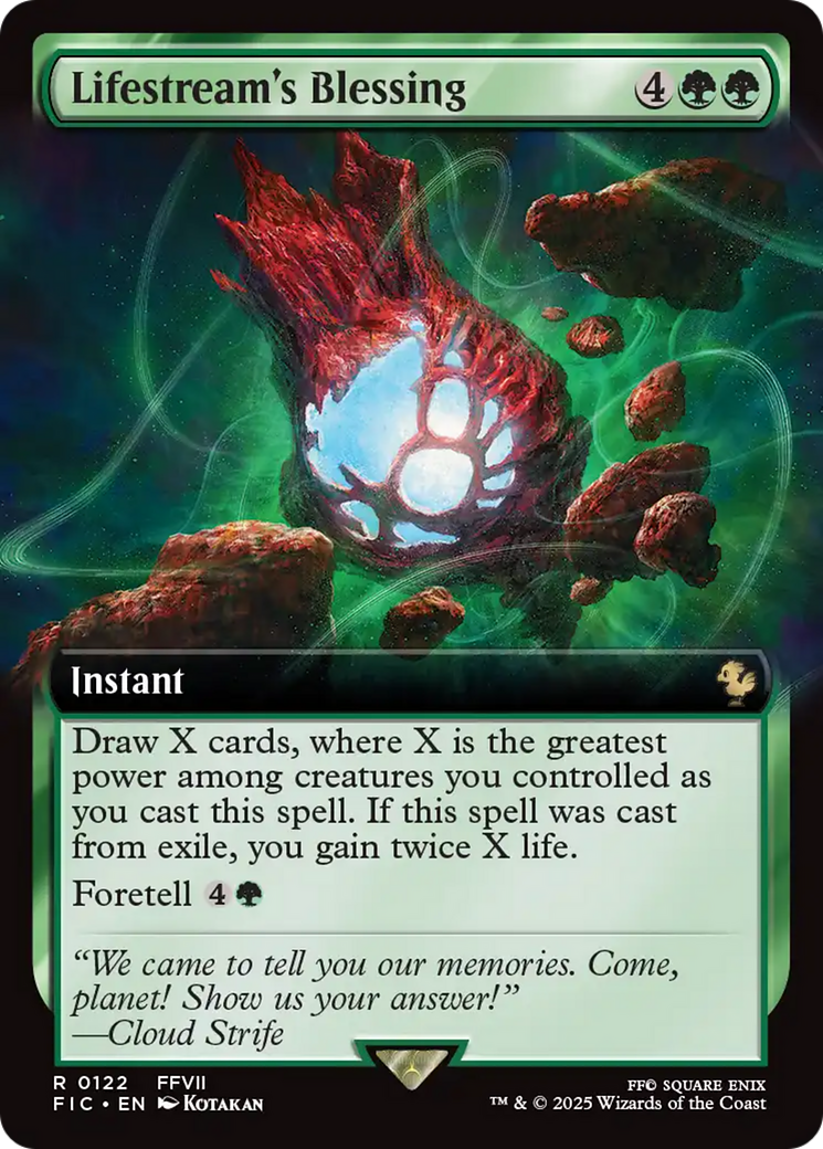 Lifestream's Blessing (Extended Art) FINAL FANTASY Commander、mySite、waistdrama