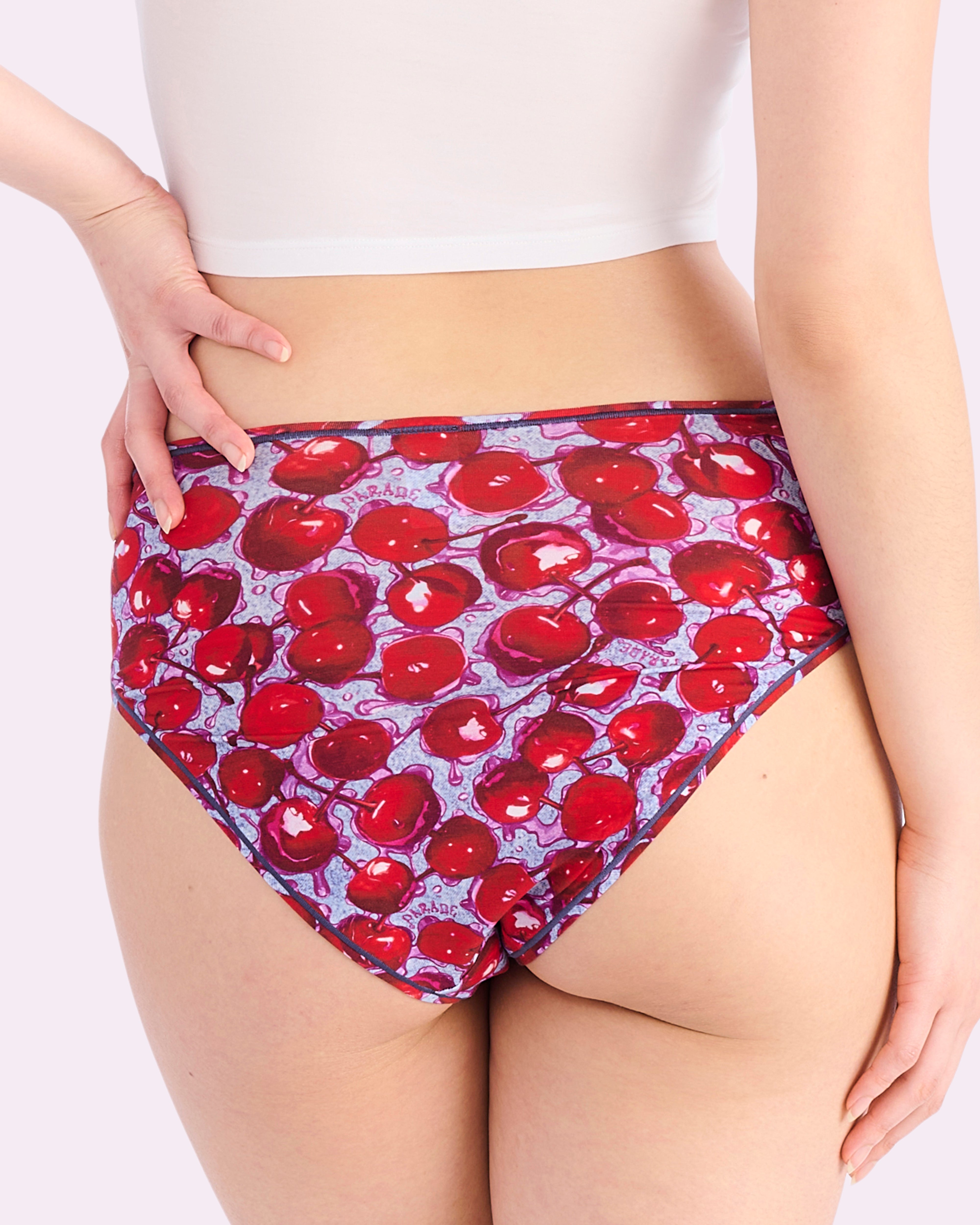 Vintage High Rise Brief | New:Cotton (Wet Cherries)、mySite、bengalsvssteelers