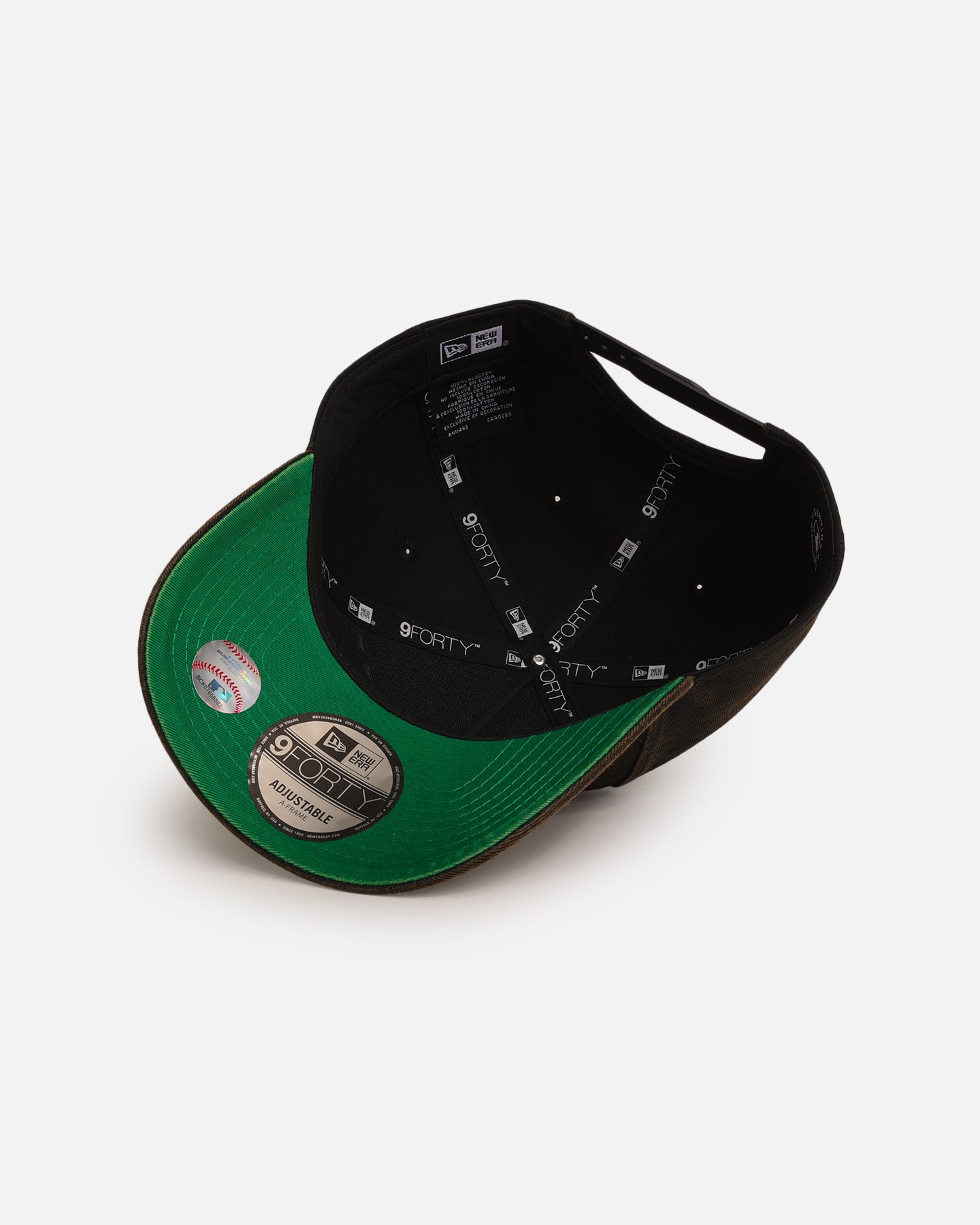 New Era New York Yankees 'Washed Gothic Visor' 9OFRTY A-Frame Snapback Black、mySite、zt4zffjzw