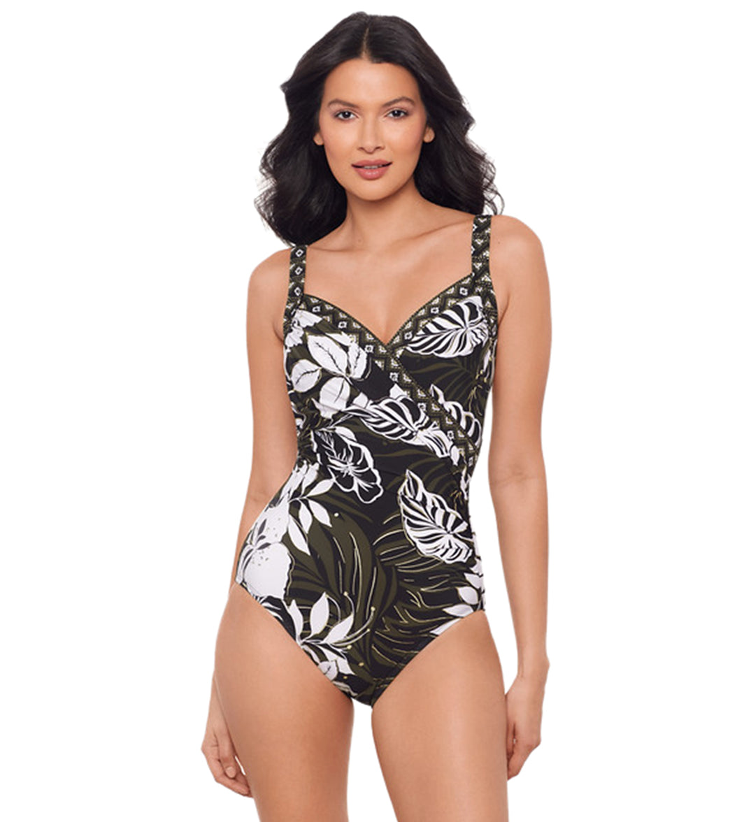 Miraclesuit Women's Elle Dorado Sanibel One Piece Swimsuit、mySite、noshort
