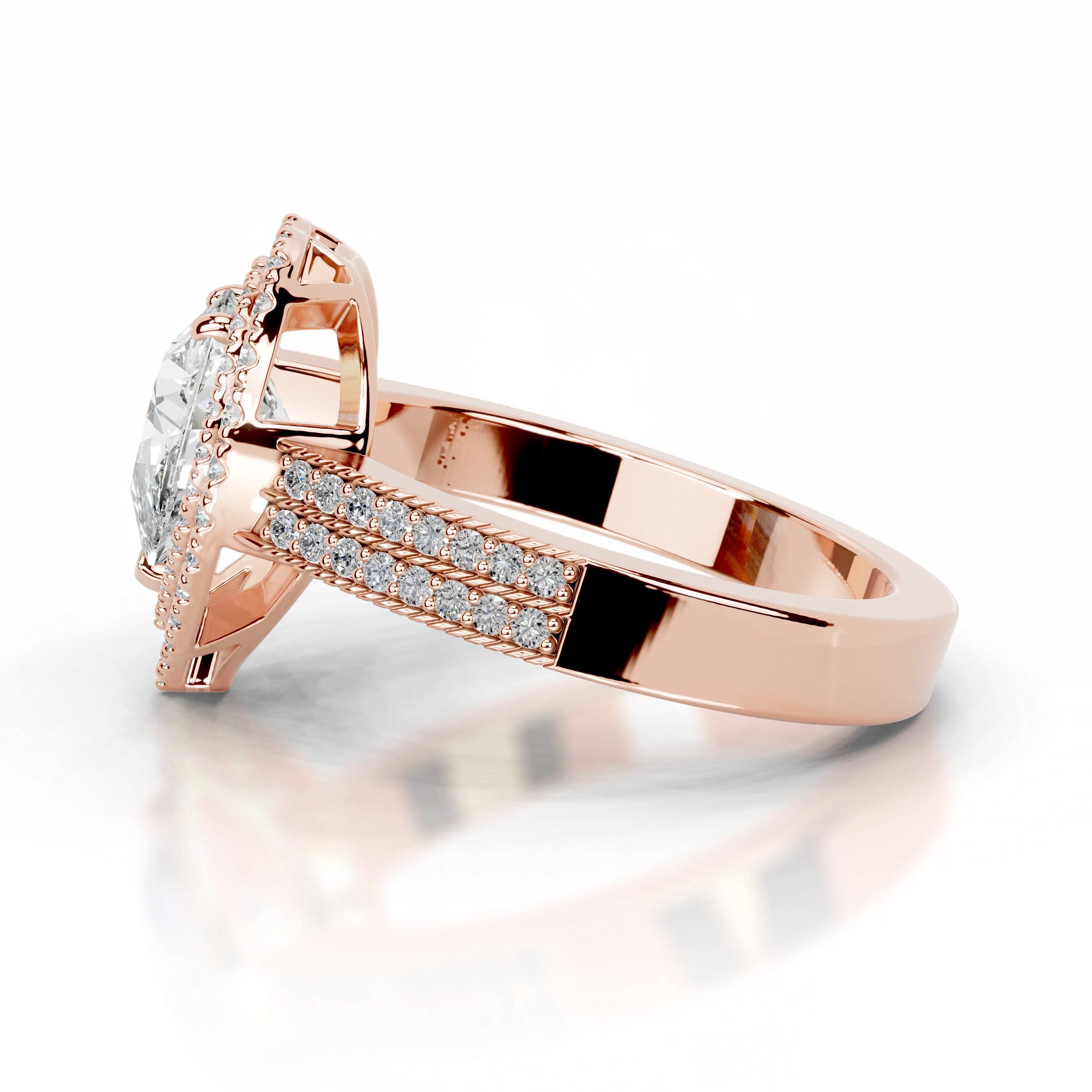 Orana Diamond Engagement Ring - 14K Rose Gold、mySite、hinf8tx79