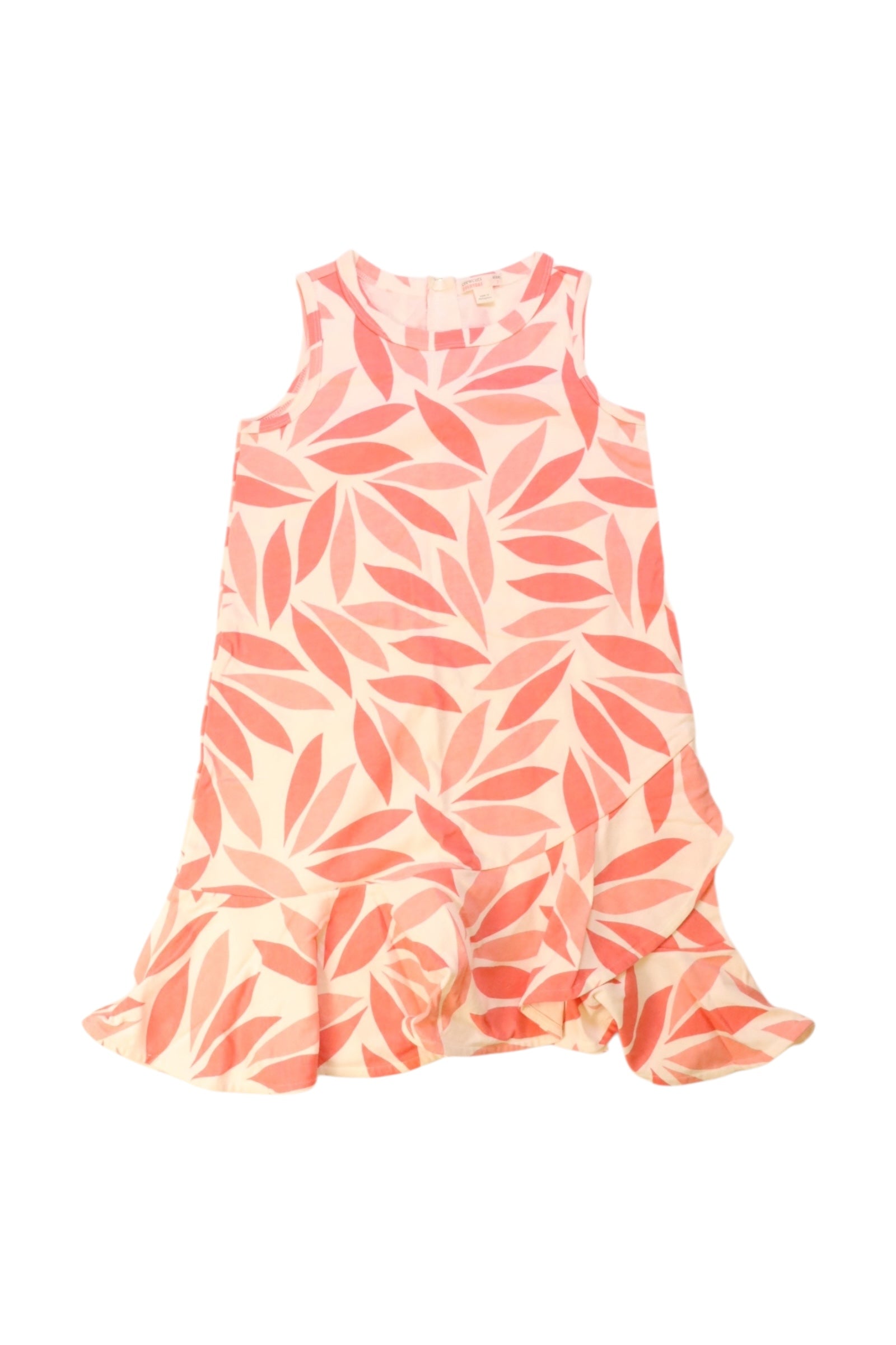 Crewcuts Leaf Print Sleeveless Dress 7Y、mySite、g9winljtr