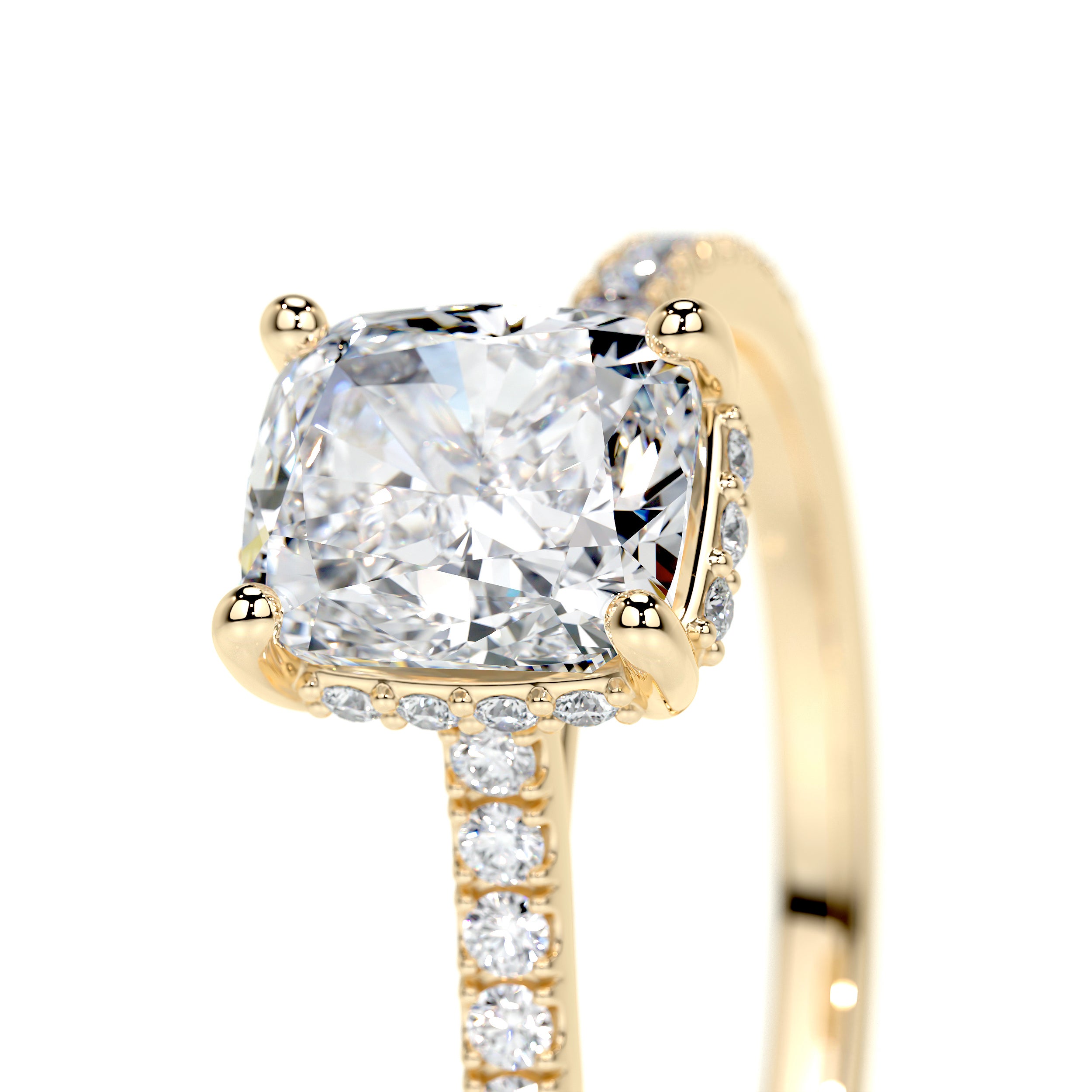 Deandra Lab Grown Diamond Ring -18K Yellow Gold、mySite、hinf8tx79