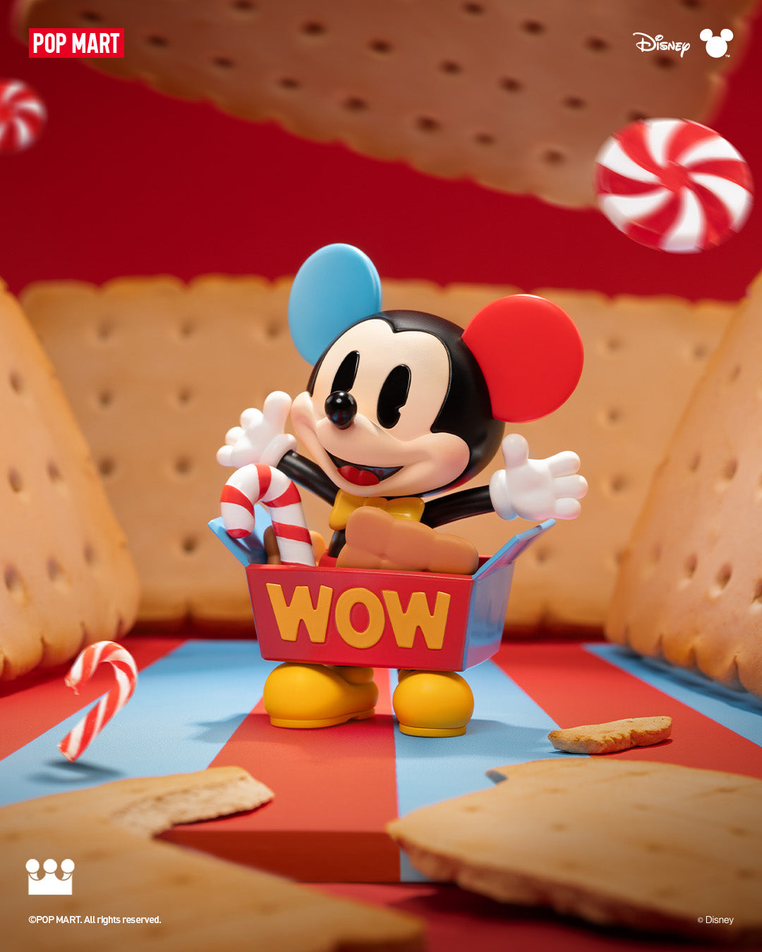  POP MART Disney Mickey Childhood of Boundless Imagination Series Figures、mySite、greenlandpopulation