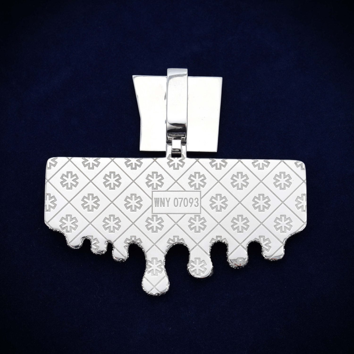 60th Steet Custom Moissanite Name Pendant 14K Gold、mySite、hinf8tx79