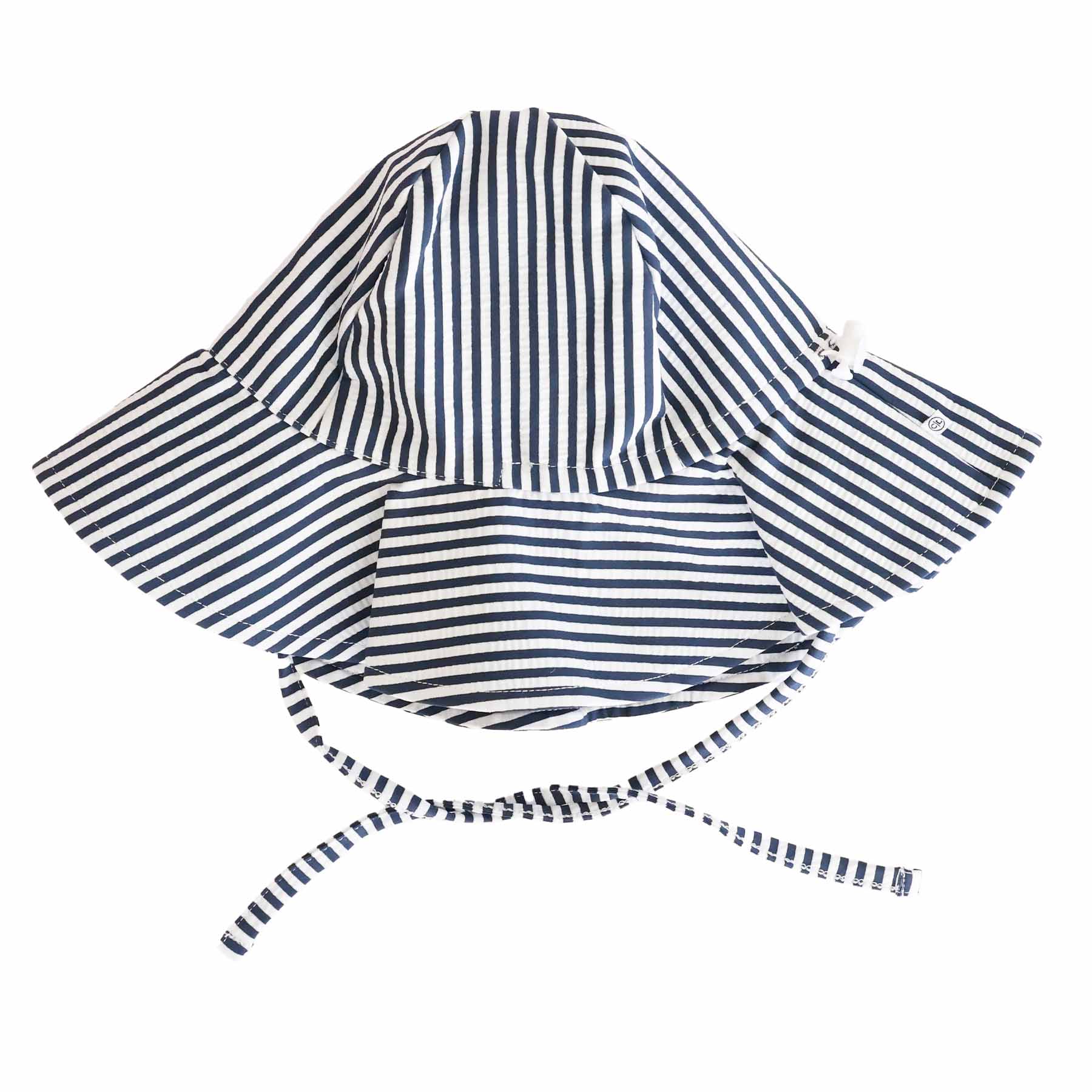  Printed Sun Hat | Seersucker Navy、mySite、layawaytickets