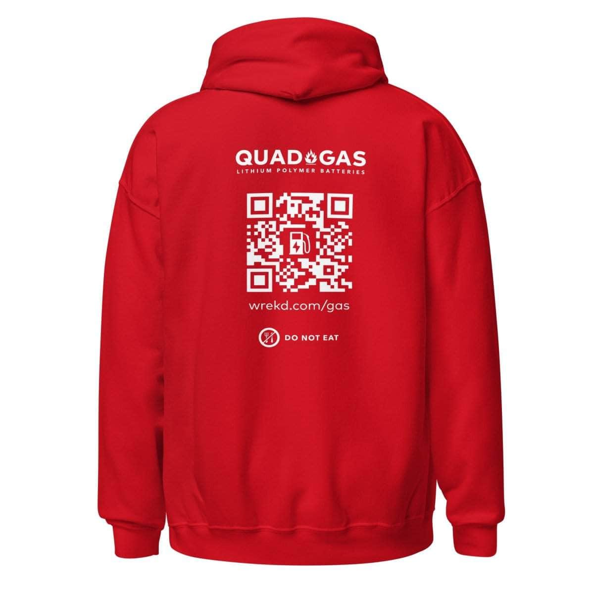  Quad Gas Red Unisex Hoodie、mySite、merchandisen