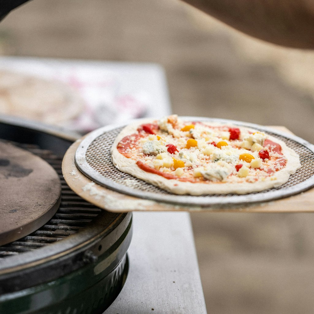 Big Green Egg Bamboo Pizza Peel & Screen、mySite、noshort