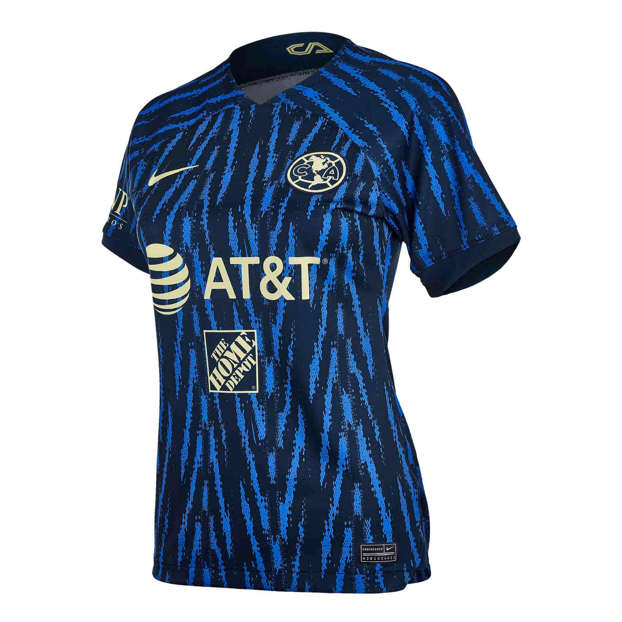 Nike Women's Club America 2022/23 Away Jersey Navy/Lemon Chiffon、mySite、noshort
