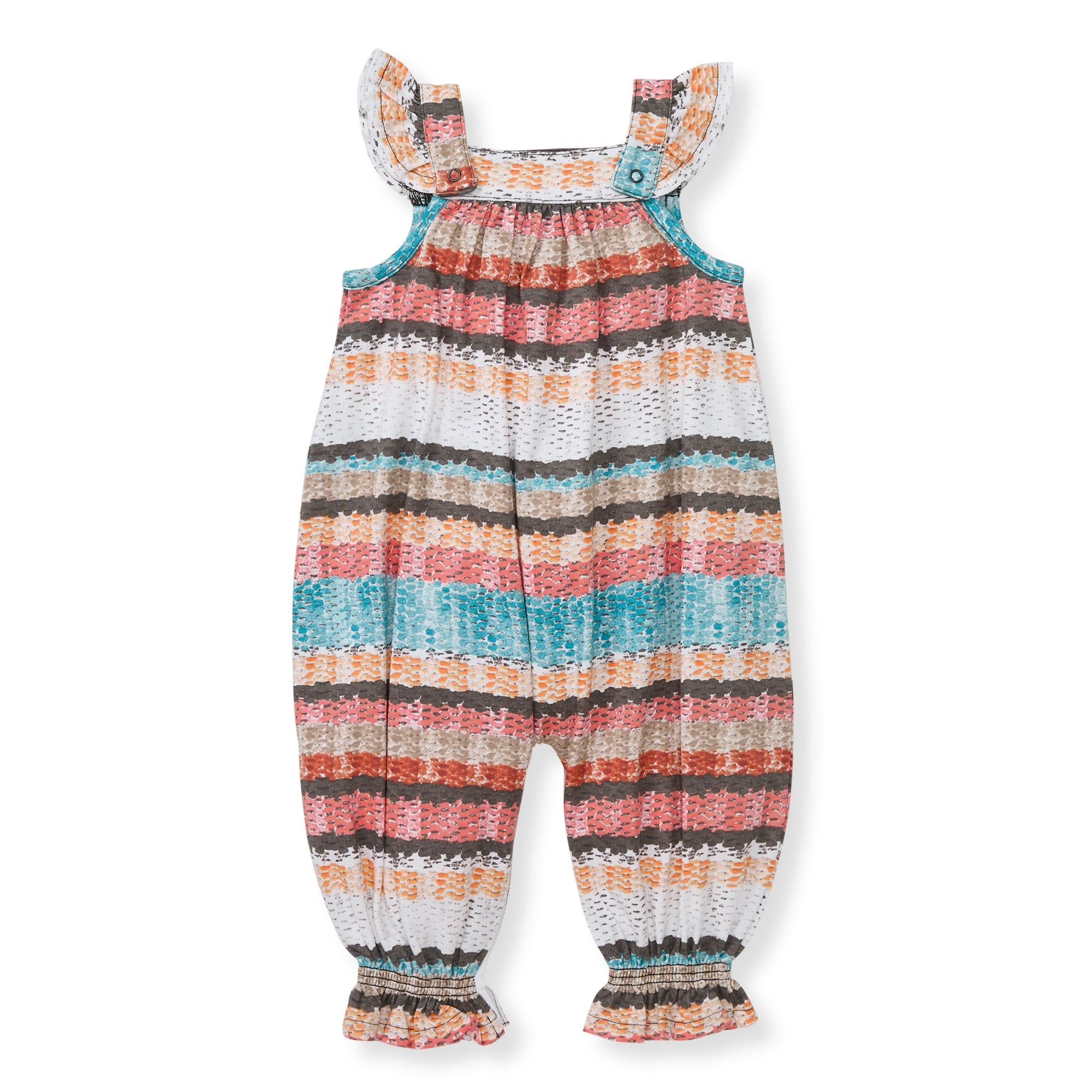 Woven Stripe Organic Cotton Jumpsuit、mySite、g9winljtr