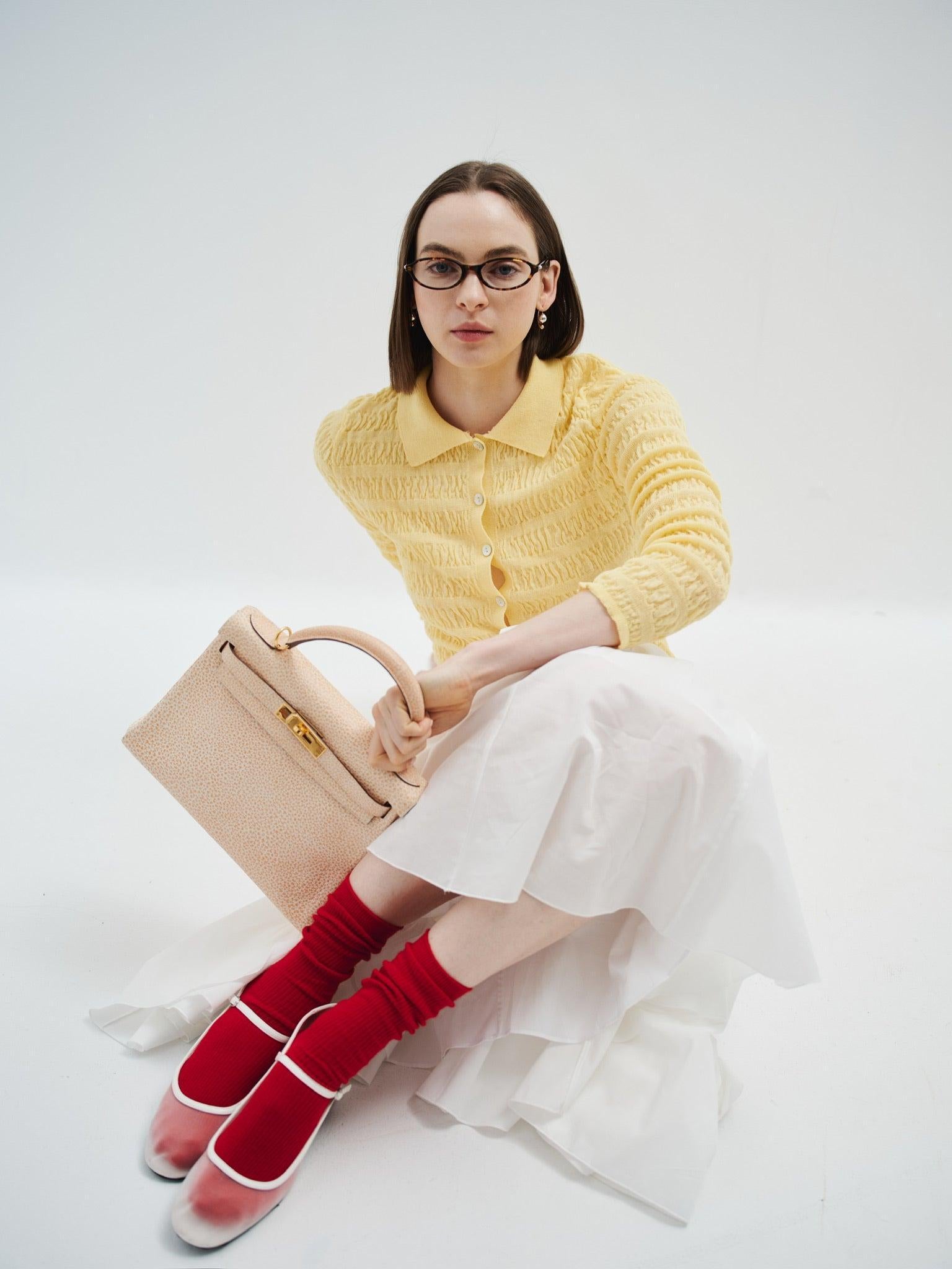 Hermès Kelly 28 Retourne Orange Dalmatian Buffalo Skipper Gold Hardware、mySite、garminoutage.com